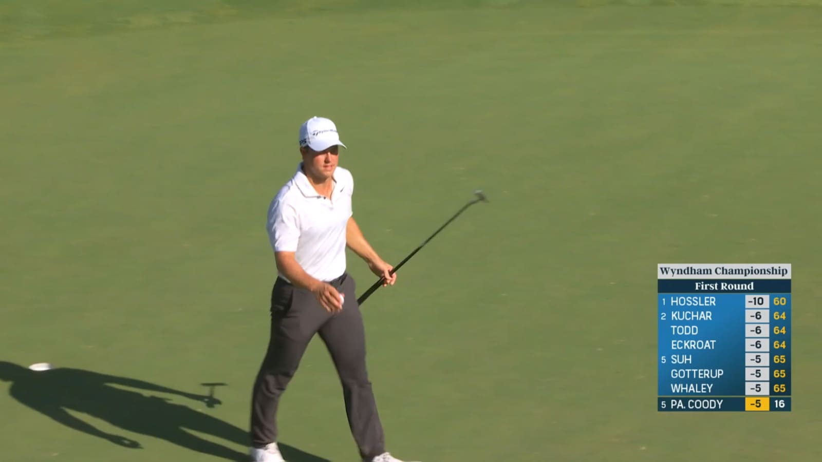 Parker Coody makes back-to-back birdies on No. 17 at Wyndham