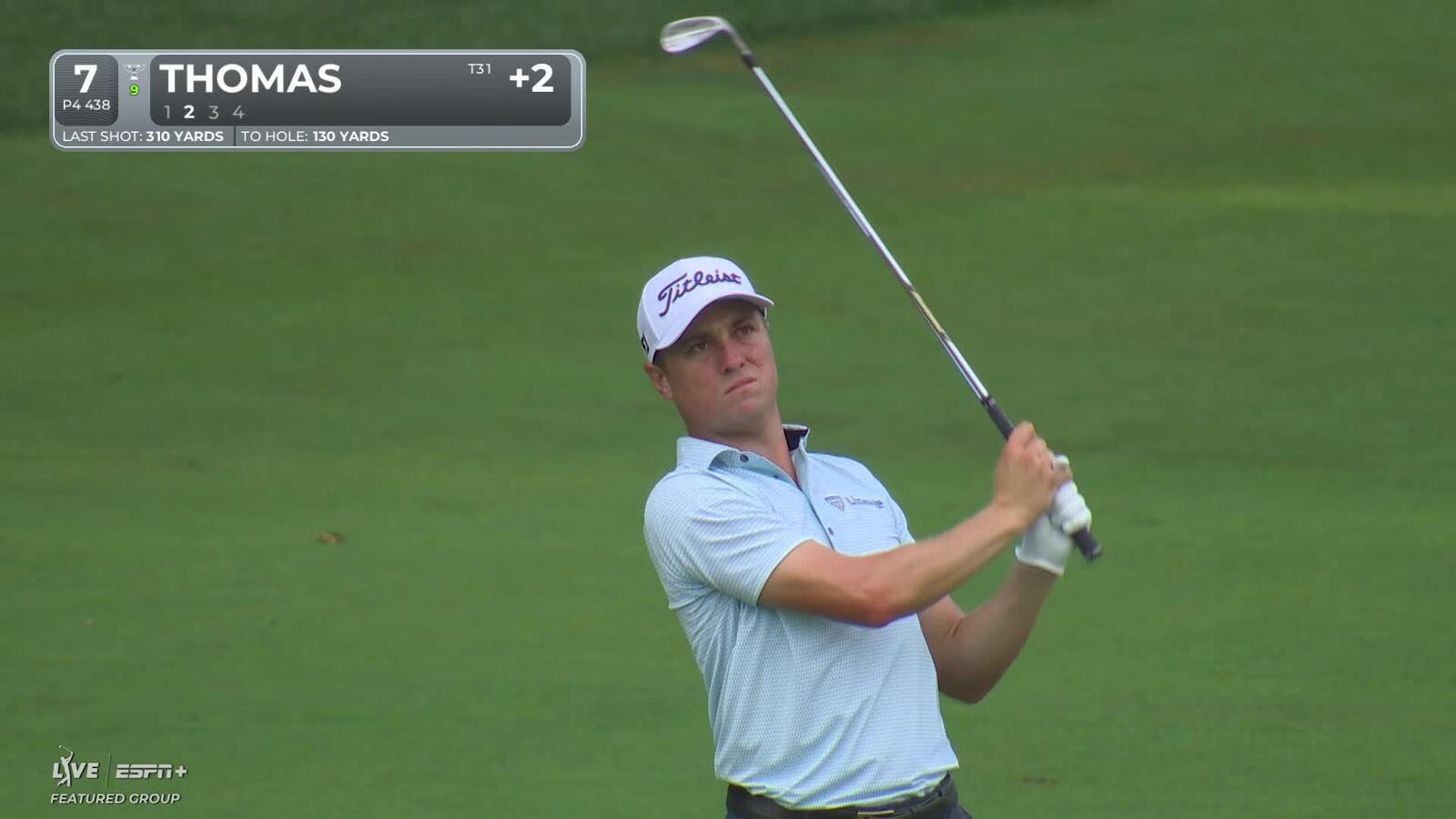 Justin Thomas's excellent approach sets up birdie at BMW Championship