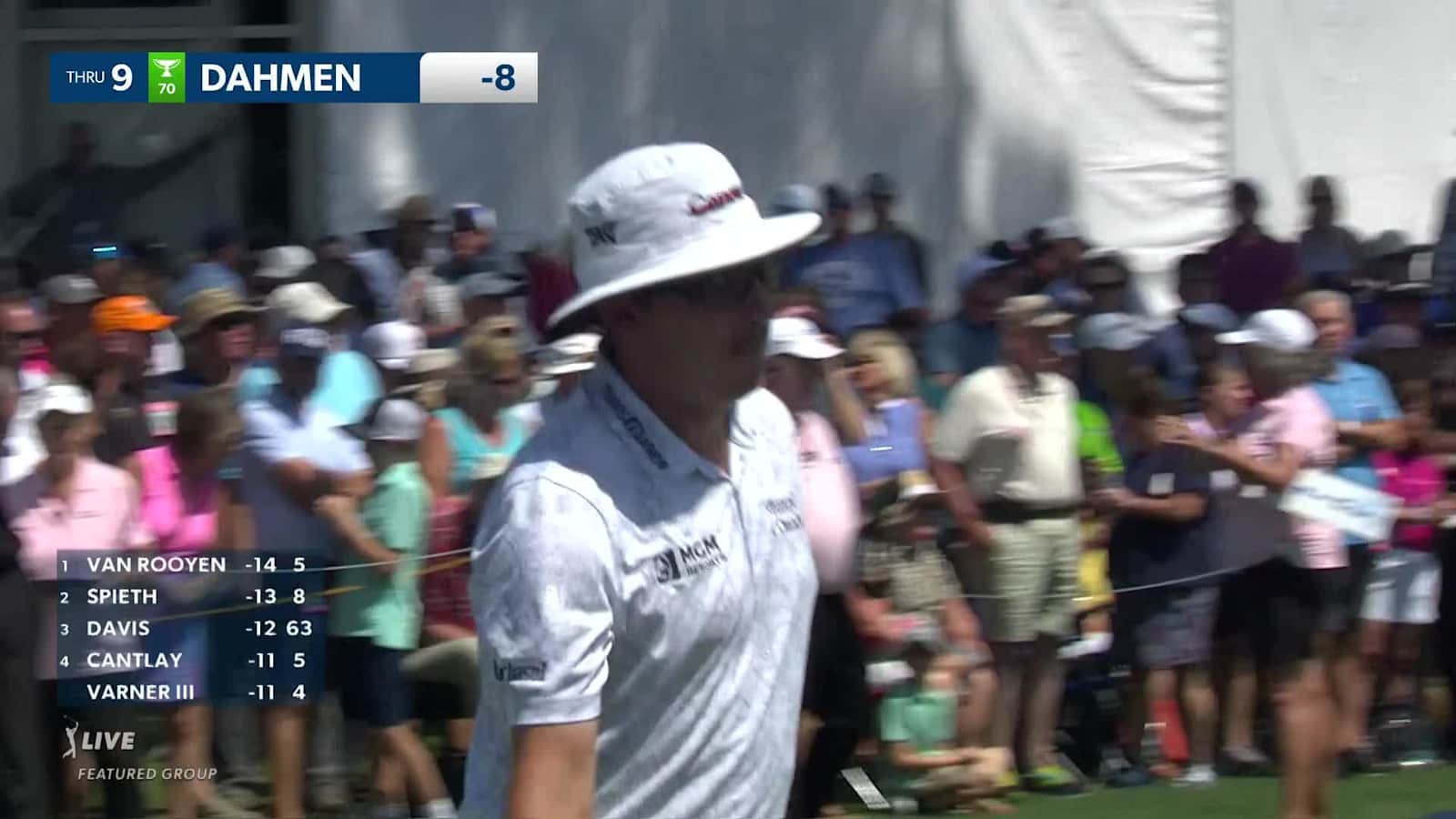 Joel Dahmen makes birdie on No. 9 in Round 4 at RBC Heritage