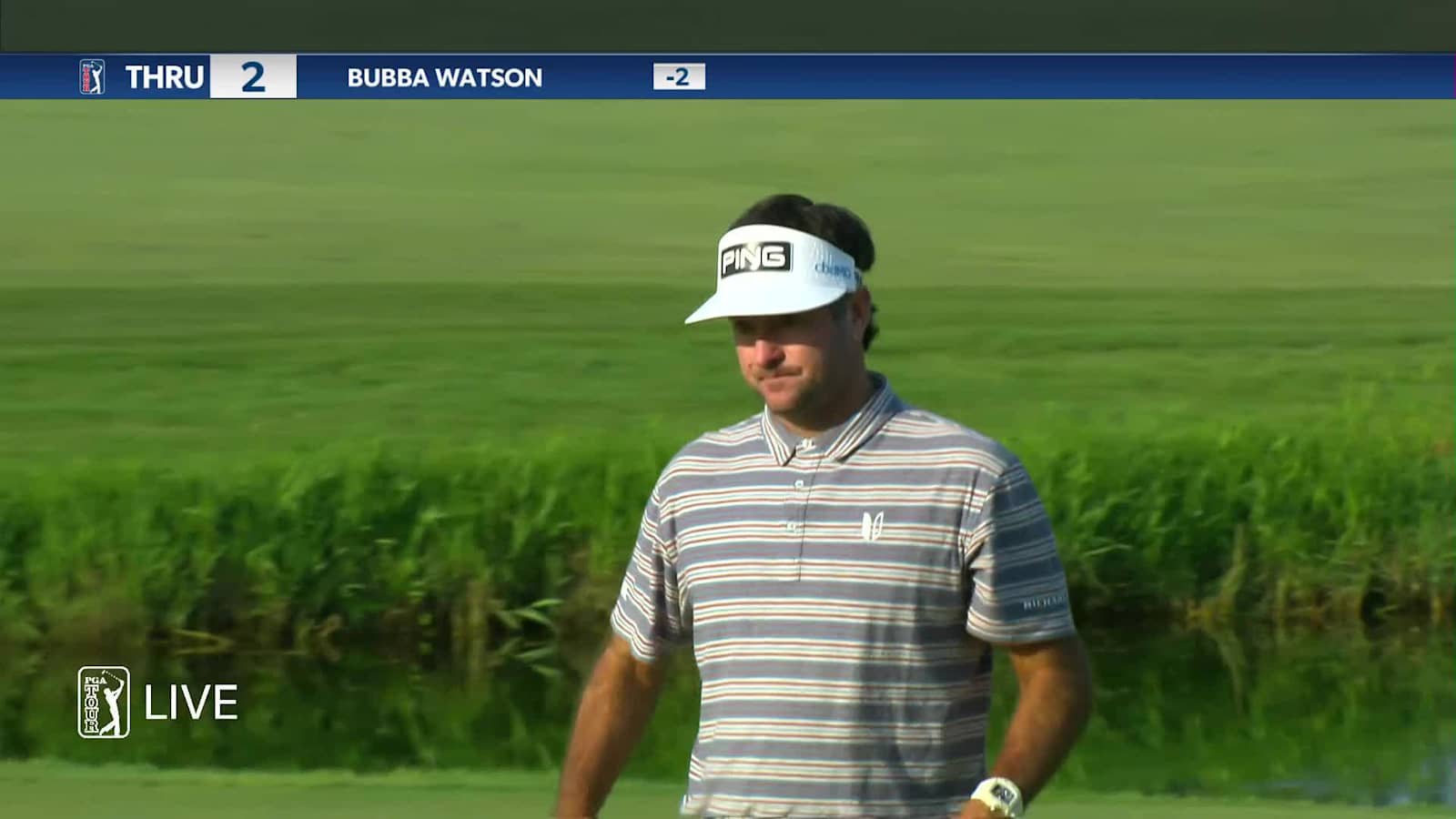 Bubba Watson rolls in 16-foot birdie putt at 3M Open