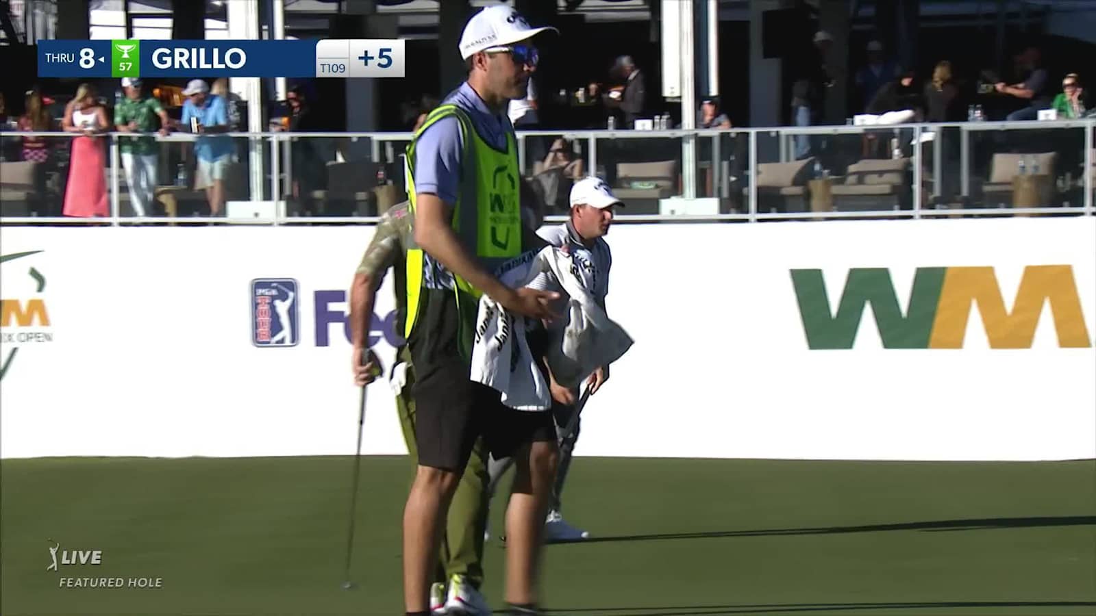 Emiliano Grillo makes birdie on No. 17 at WM Phoenix Open