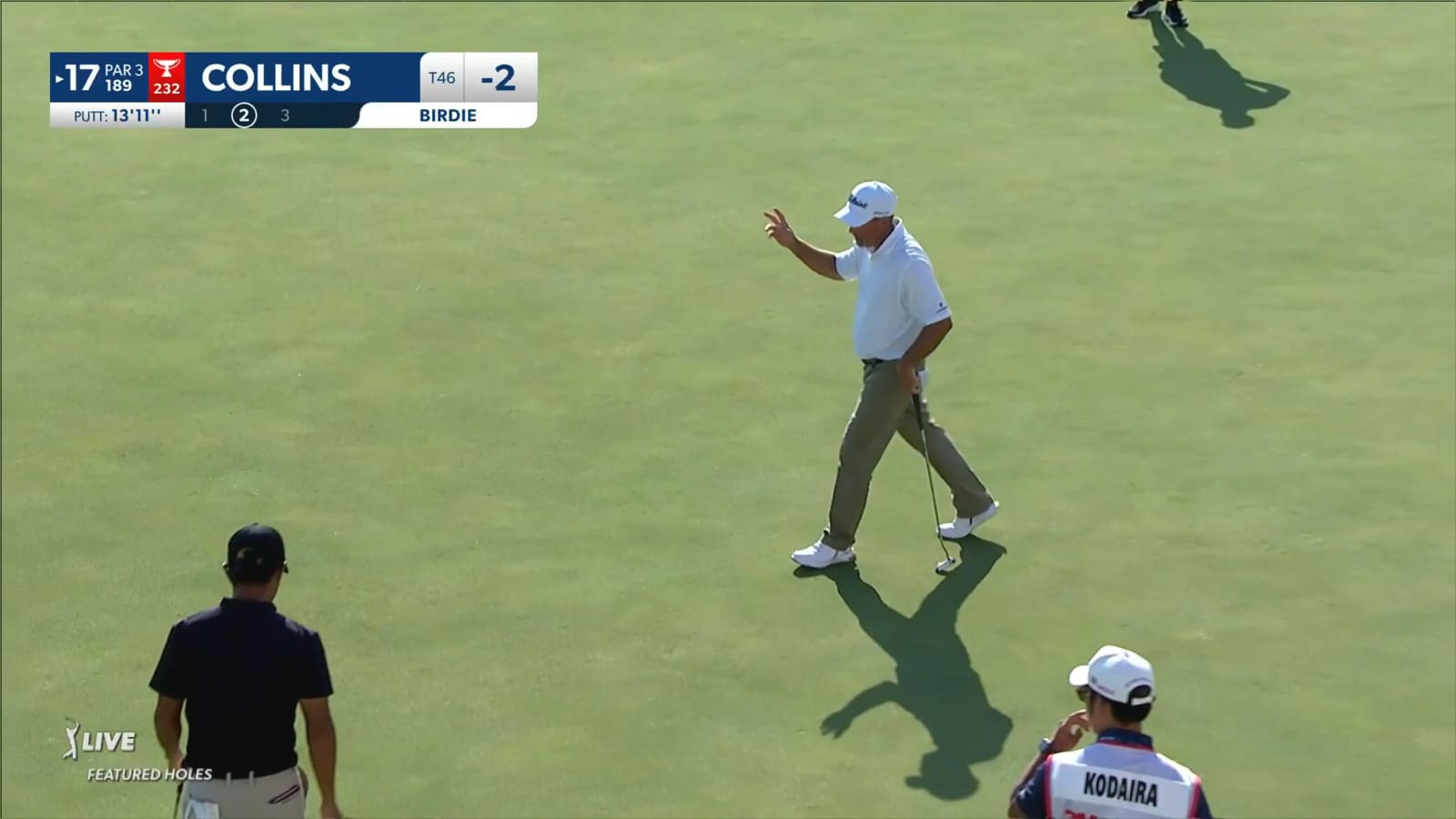 Chad Collins makes birdie at 3M Open