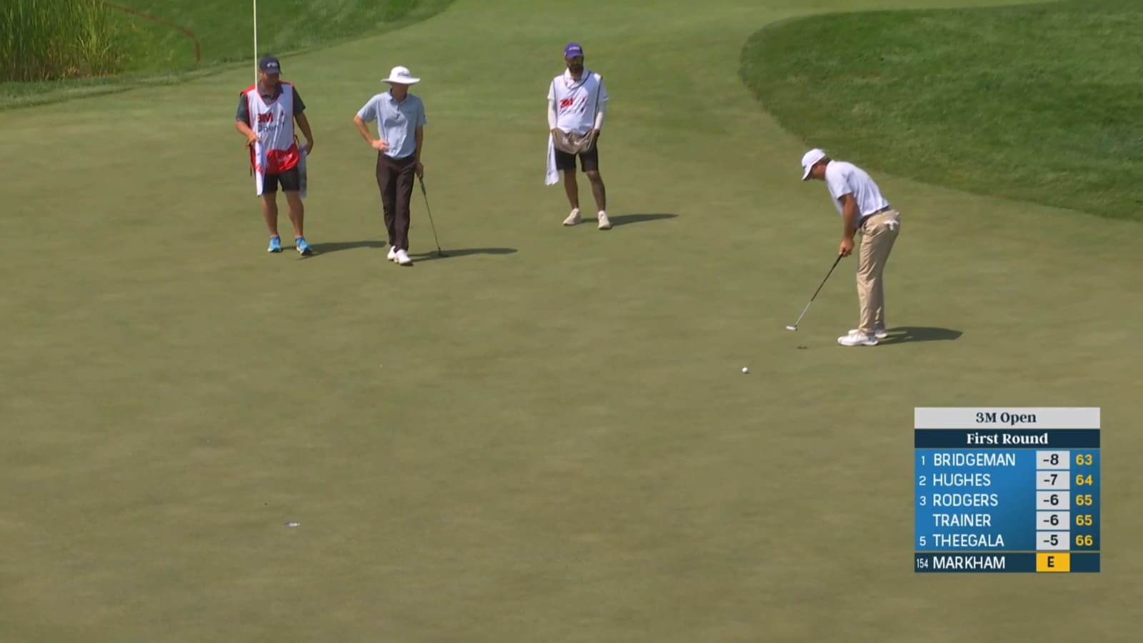 Jackson Markham powers 23-foot birdie putt at 3M Open