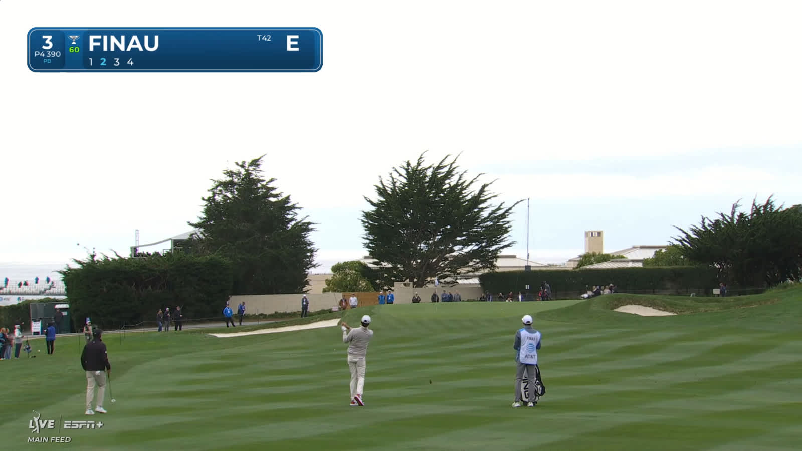 Tony Finau's tight approach leads to birdie at AT&T Pebble Beach