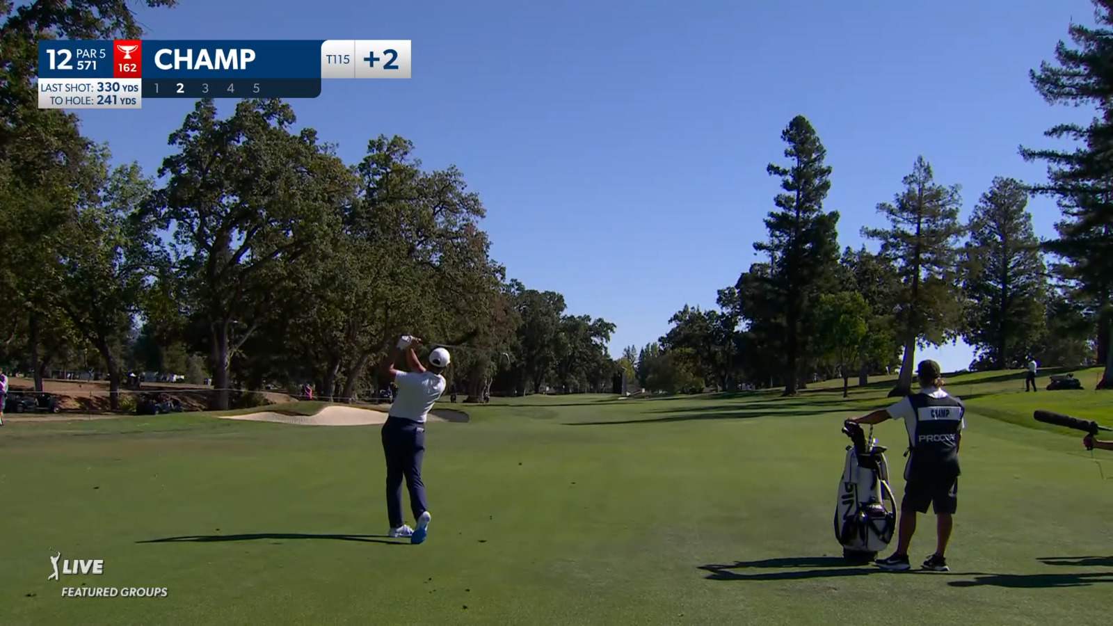 Cameron Champ hits beautiful approach to set up eagle at Procore