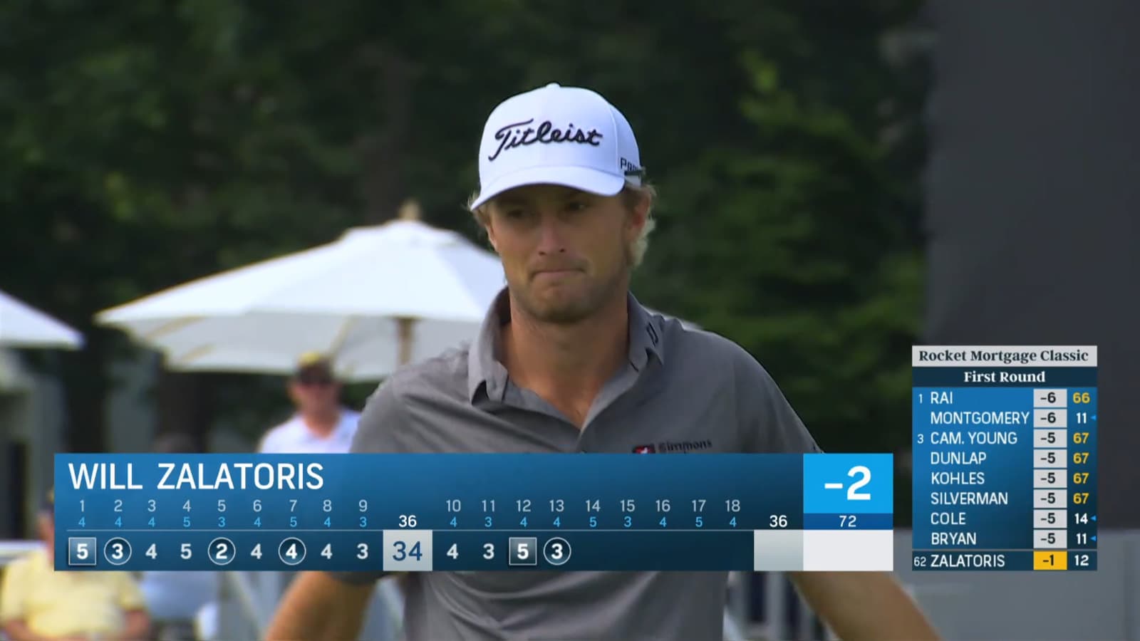 Will Zalatoris makes bounce-back birdie on No. 13 at Rocket Mortgage