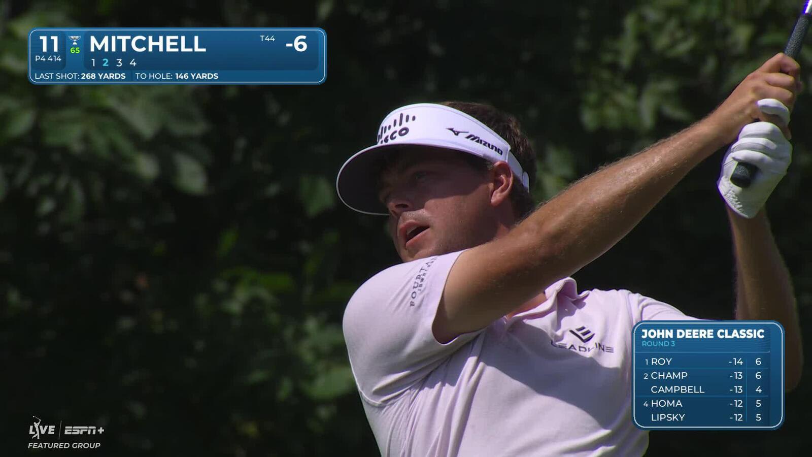 Keith Mitchell makes birdie on No. 11 at John Deere