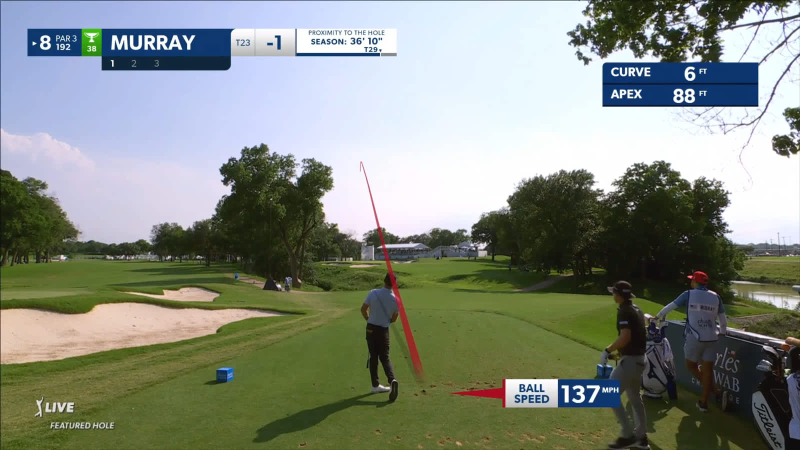 Grayson Murray uses nice tee shot to yield birdie at Charles Schwab