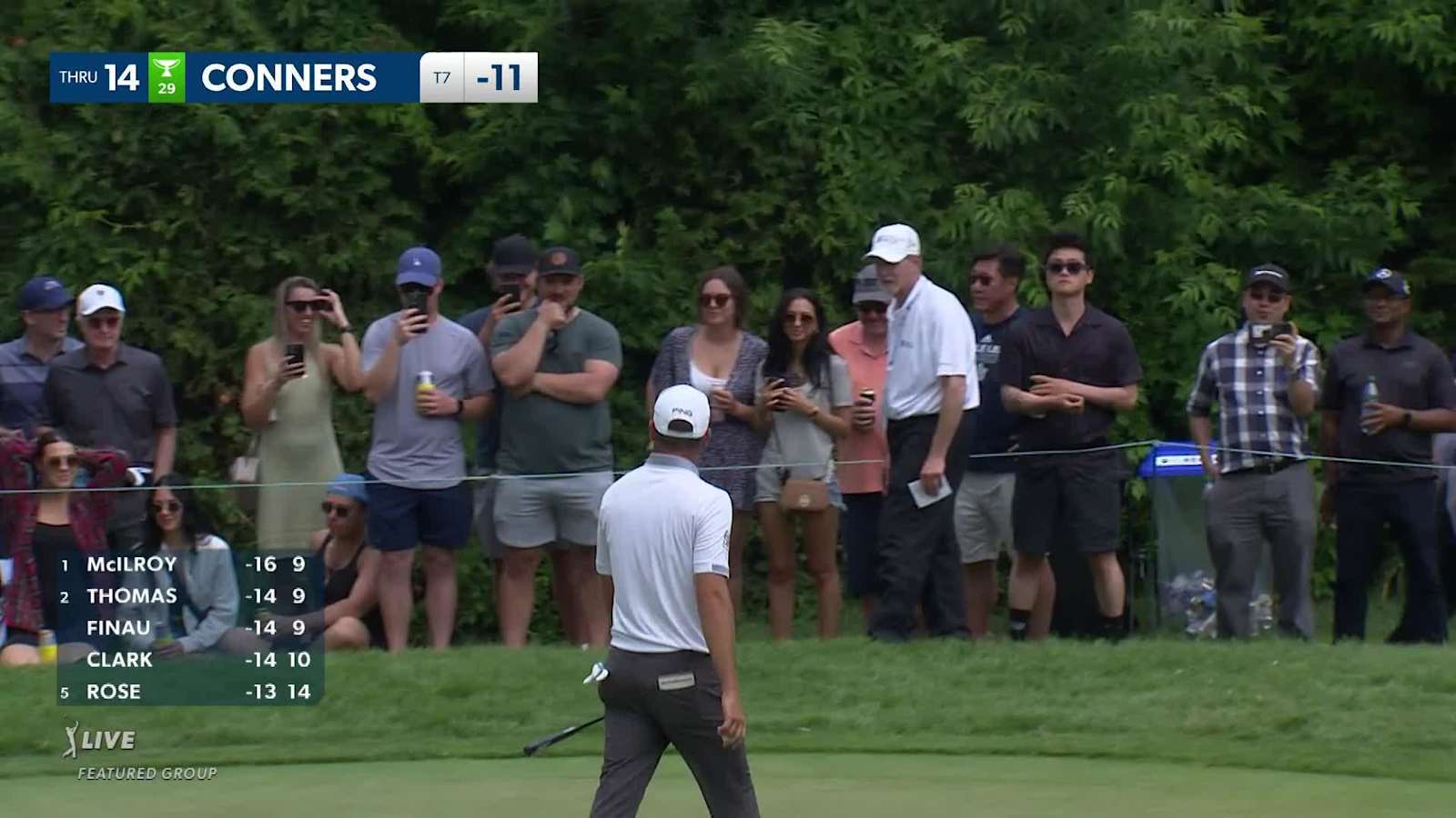 Corey Conners makes birdie on No. 14 at RBC Canadian