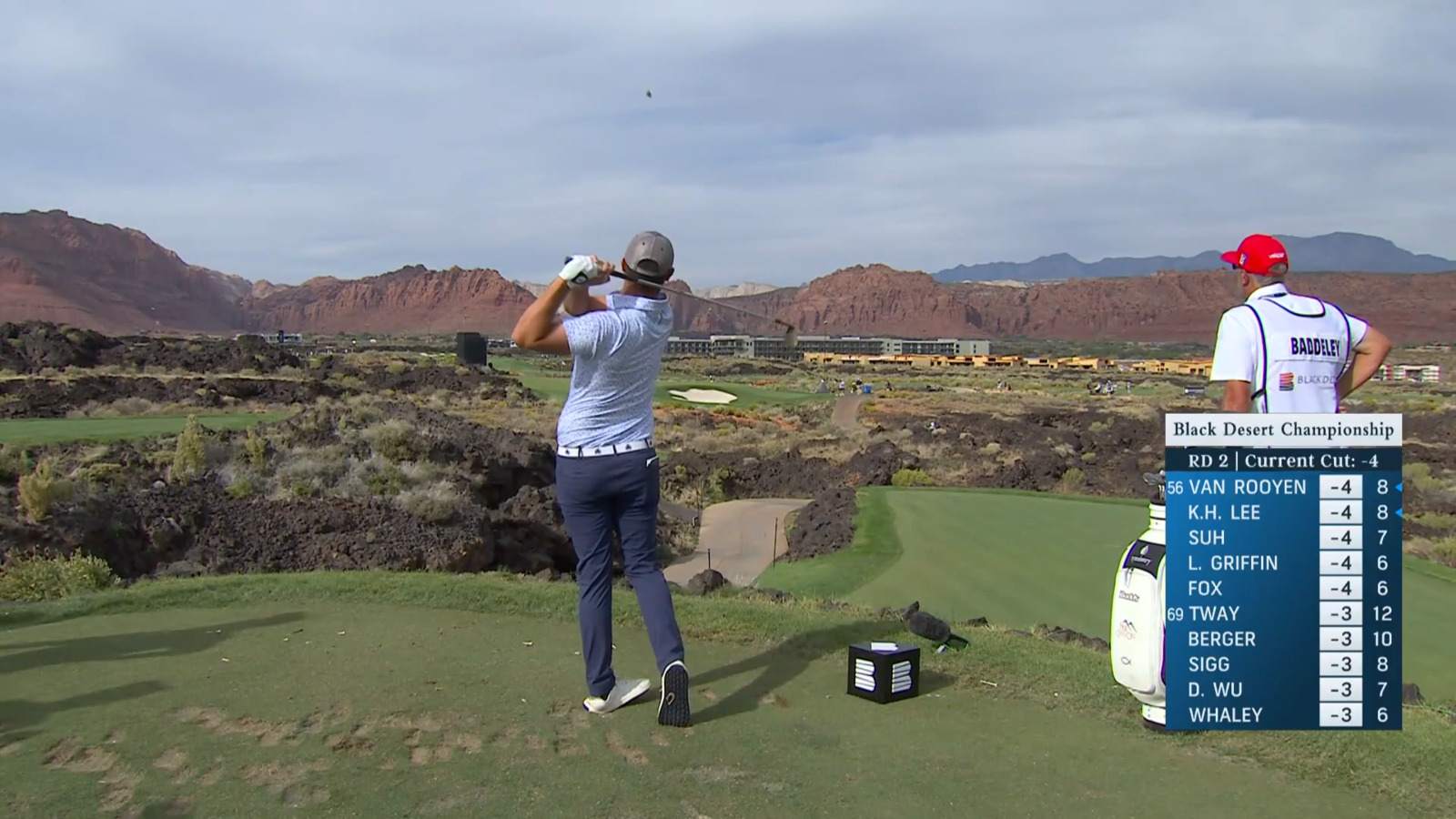Wesley Bryan's excellent tee shot leads to birdie at Black Desert