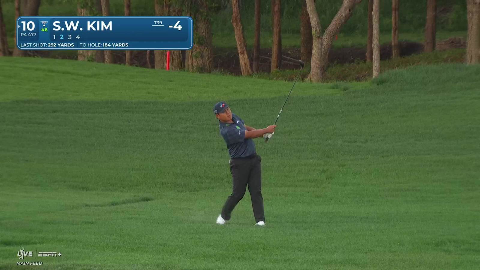 Si Woo Kim makes birdie on No. 10 at THE CJ CUP