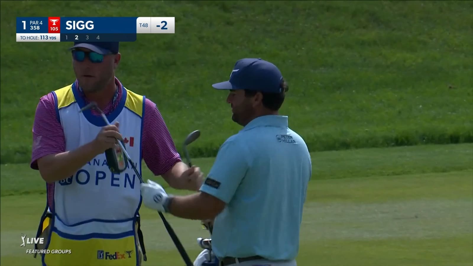 Greyson Sigg's nice approach leads to birdie at RBC Canadian