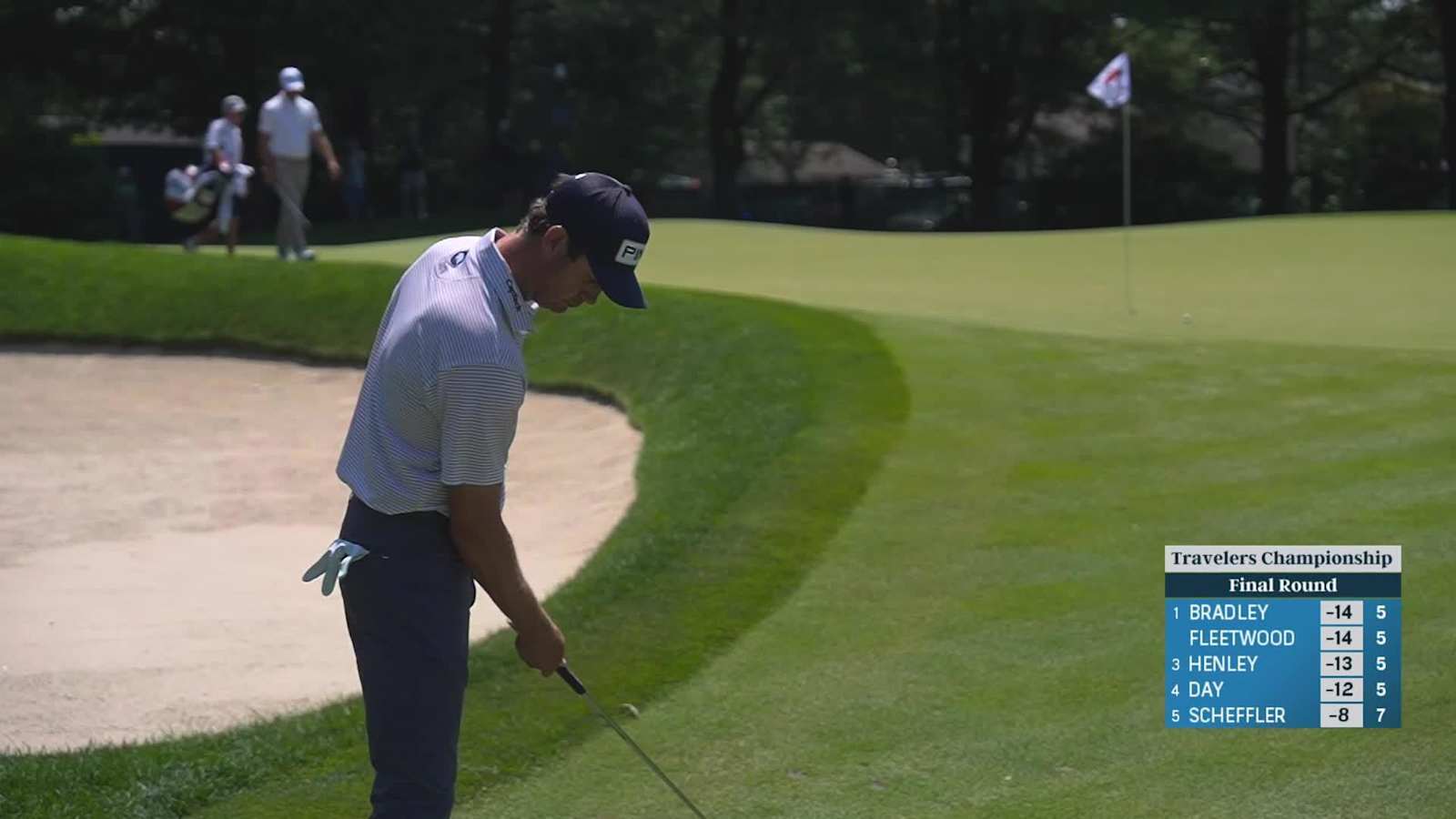 Harris English makes birdie on No. 6 at Travelers