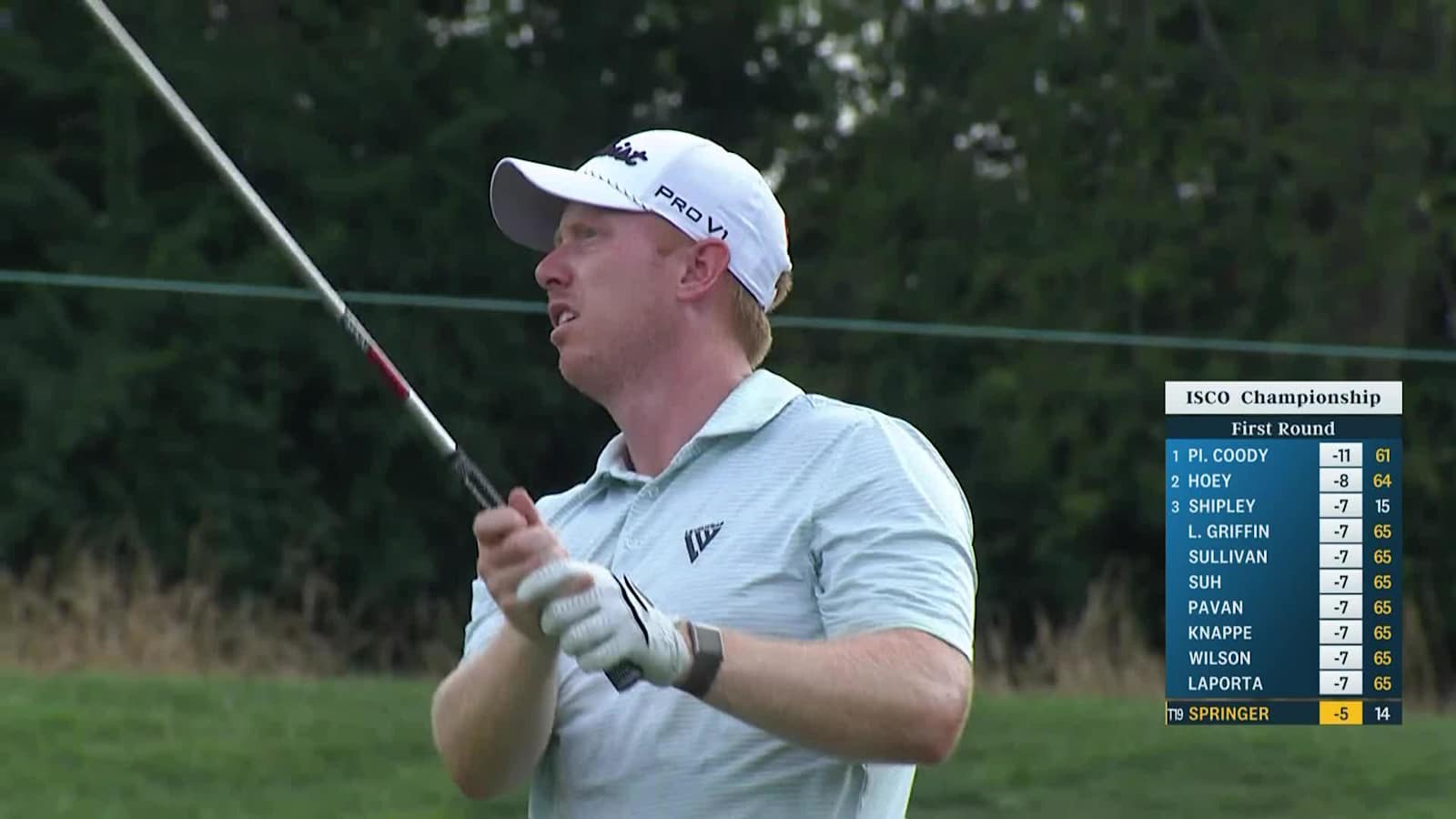 Hayden Springer makes birdie on No. 15 at ISCO Championship