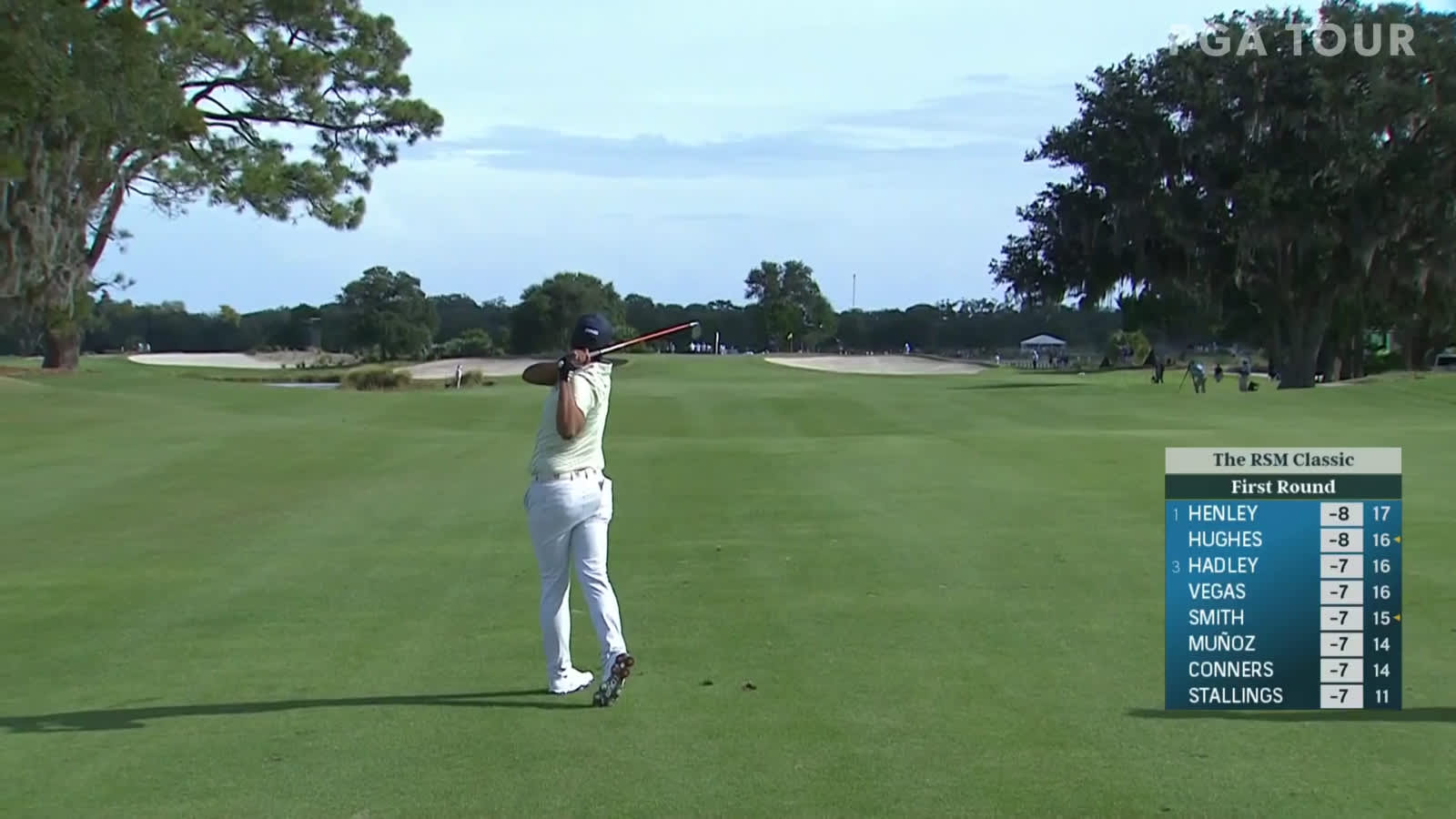 Sebastián Muñoz's impressive second leads to eagle at The RSM Classic