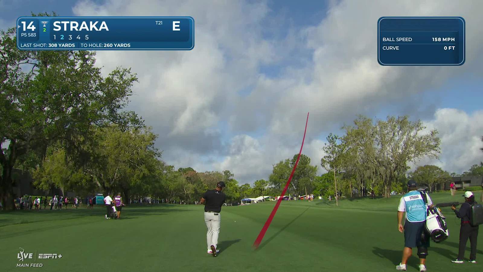 Sepp Straka makes birdie on No. 14 at Valspar