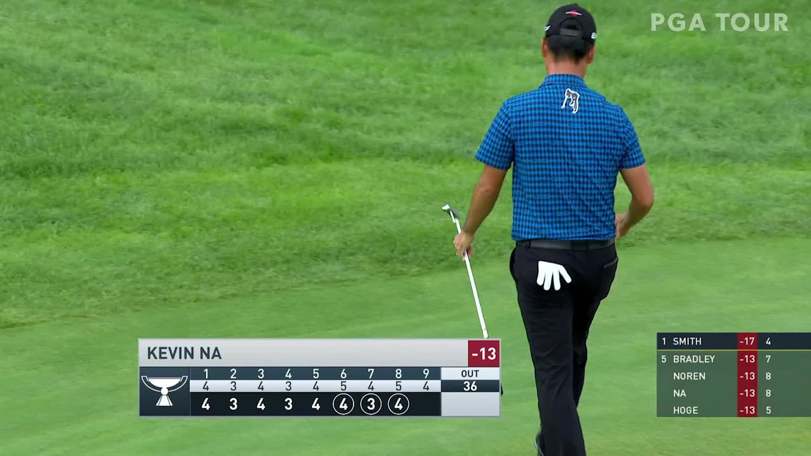 Kevin Na's 16-footer for third-straight birdie at THE NORTHERN TRUST
