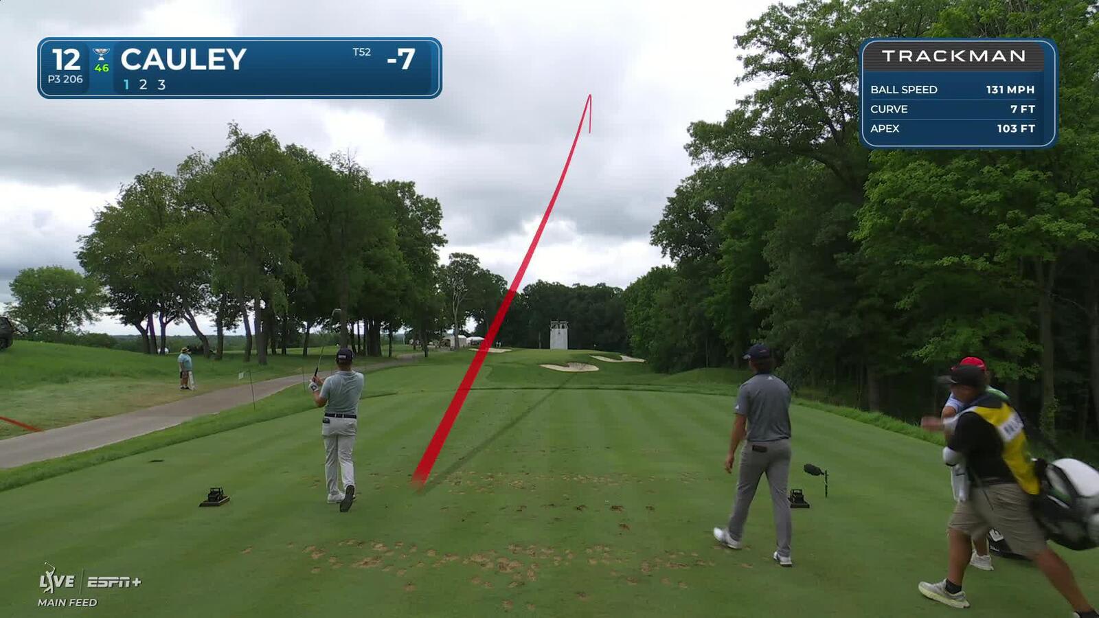 Bud Cauley makes birdie on No. 12 at John Deere