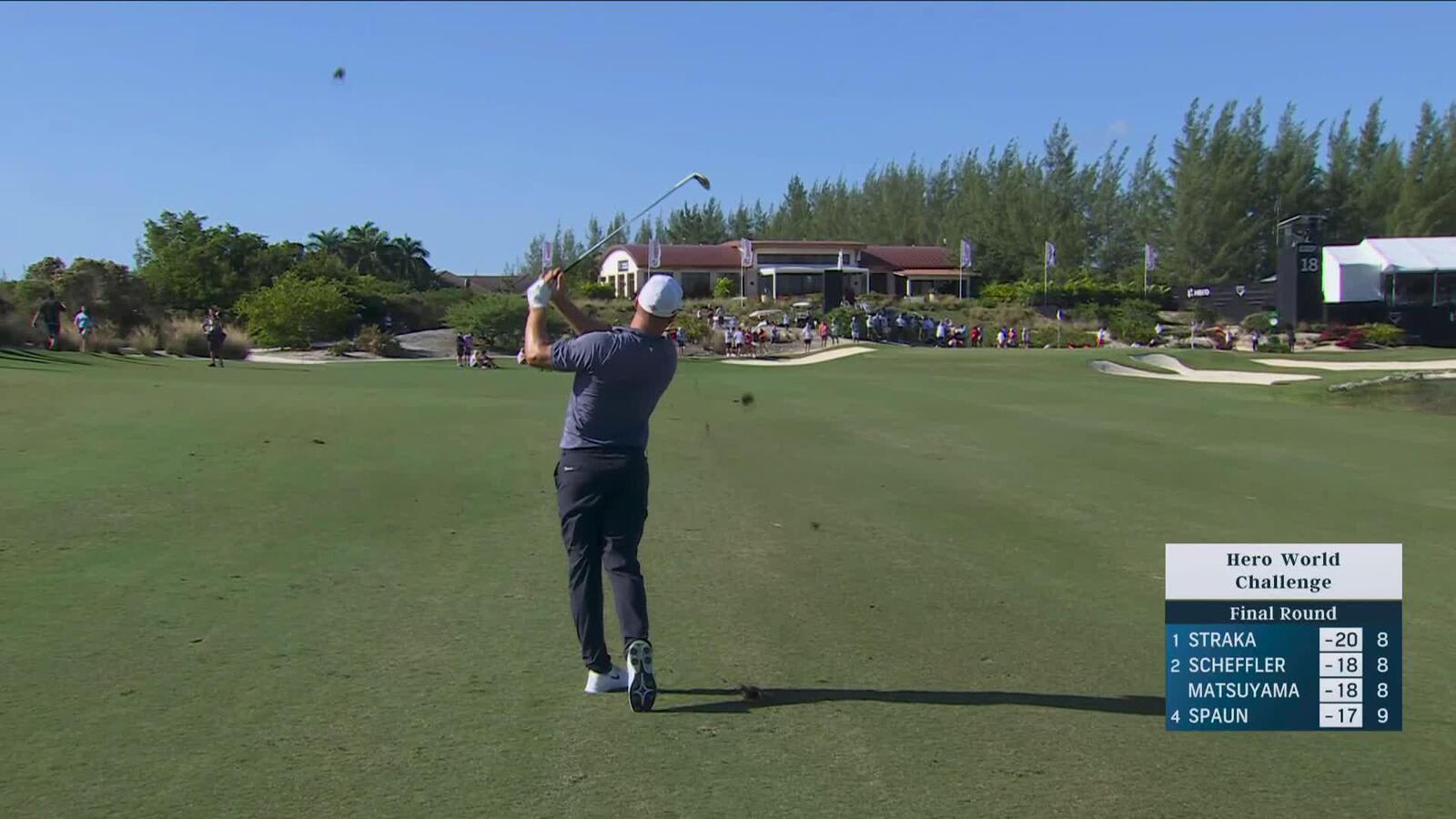 Alex Noren hits 108-yard approach to 10 feet, sets up birdie on No. 9 at Hero World Challenge