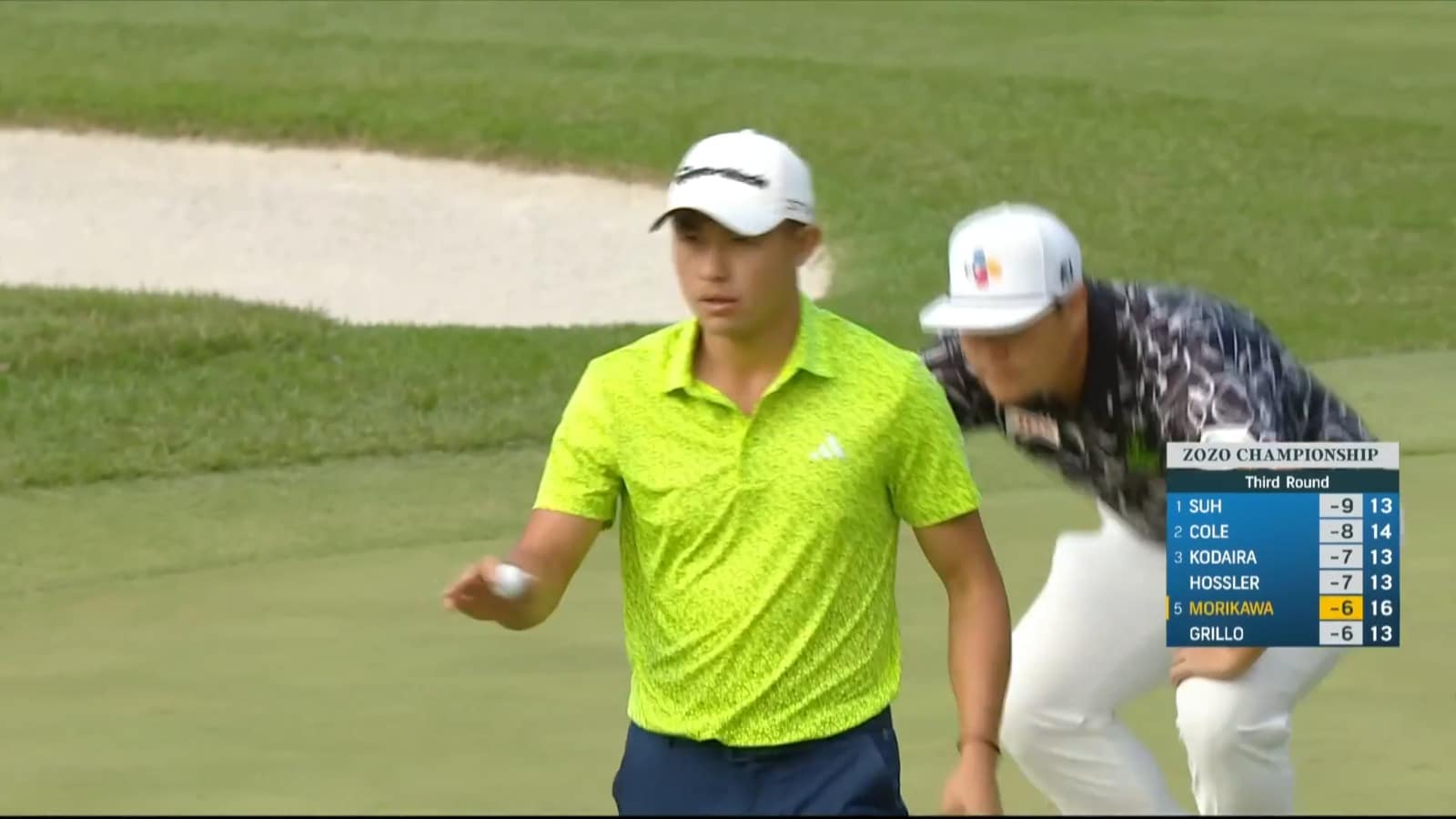 Collin Morikawa makes fourth-straight birdie on No. 16 at ZOZO CHAMPIONSHIP
