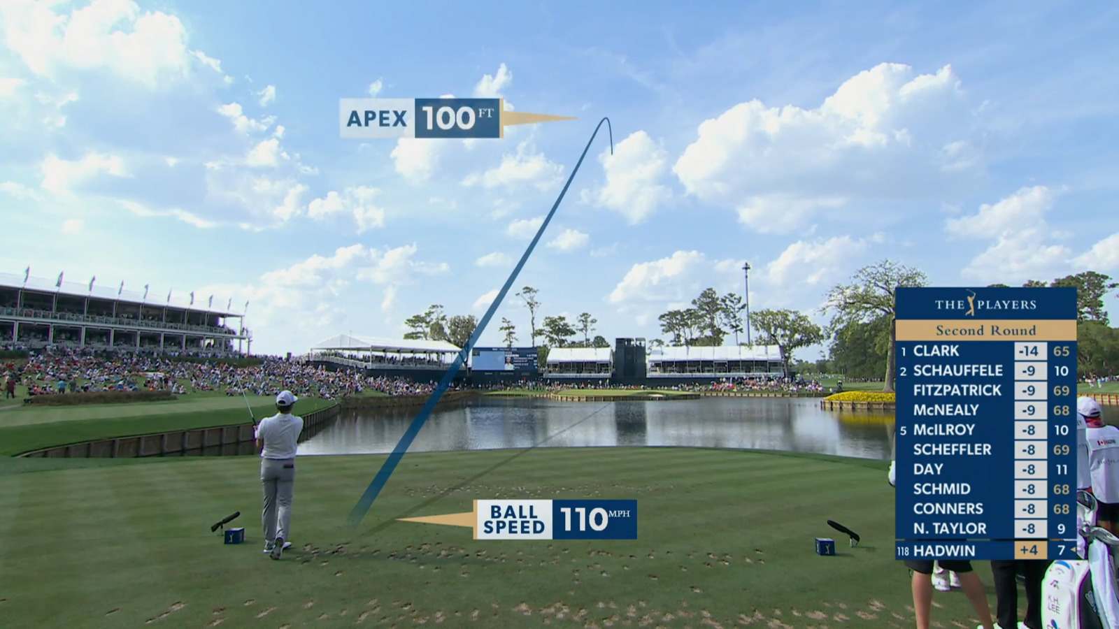 Adam Hadwin's tee shot to 5 feet sets up birdie at THE PLAYERS