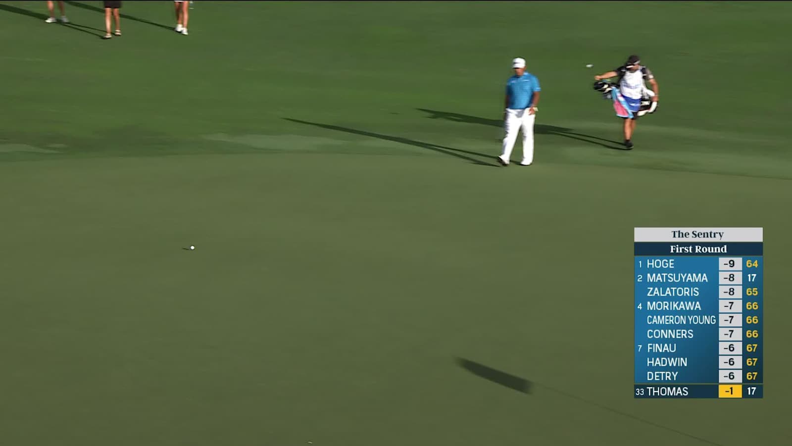 Justin Thomas caps off opening round of 2025 with birdie at The Sentry