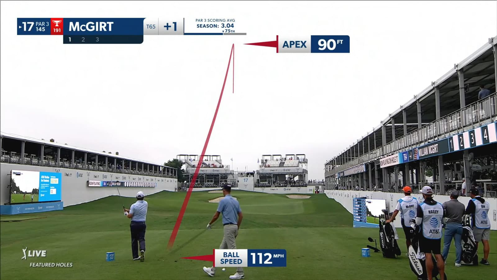 William McGirt uses nice tee shot to set up birdie at AT&T Byron Nelson