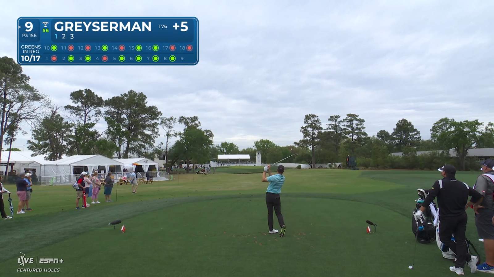Max Greyserman sticks tee shot to set up birdie at Houston Open