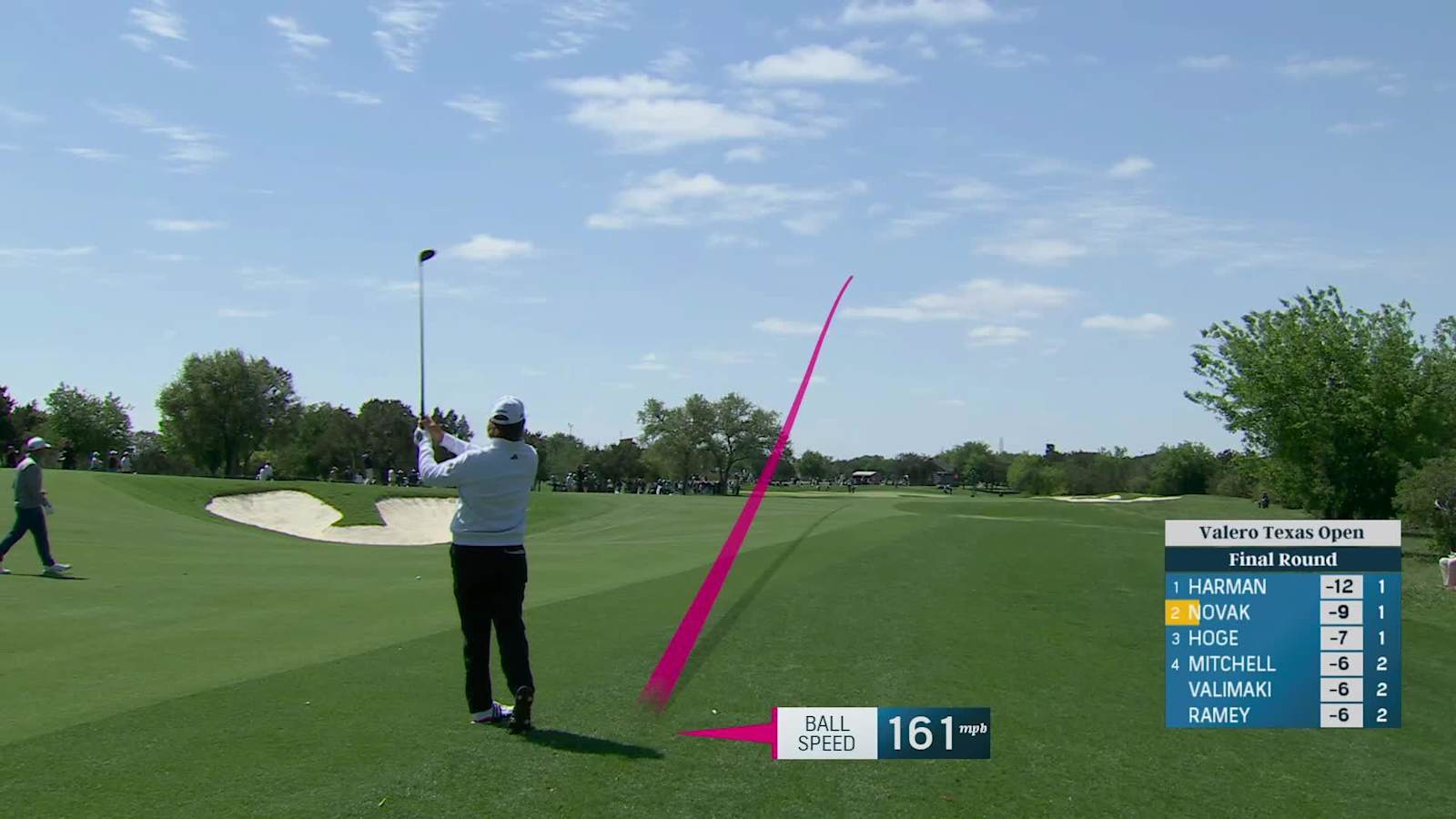 Andrew Novak gets up-and-down for birdie  at Valero