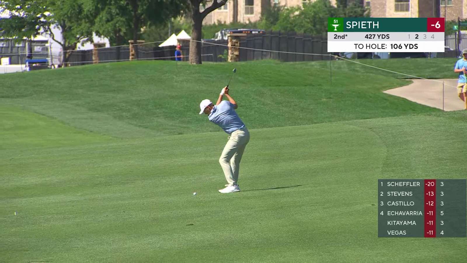 Jordan Spieth makes birdie on No. 2 at THE CJ CUP