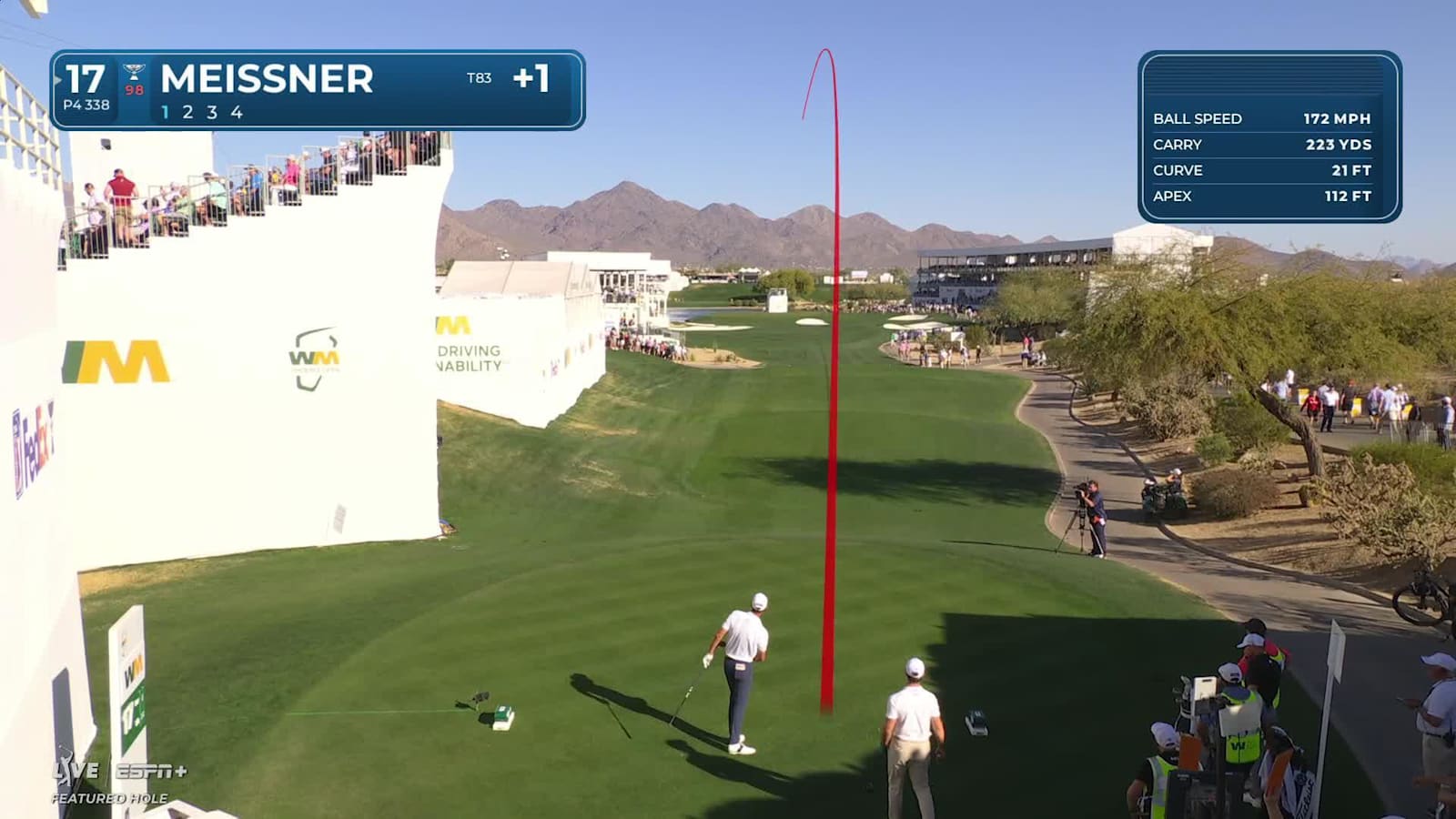Mac Meissner makes birdie on No. 17 at WM Phoenix Open
