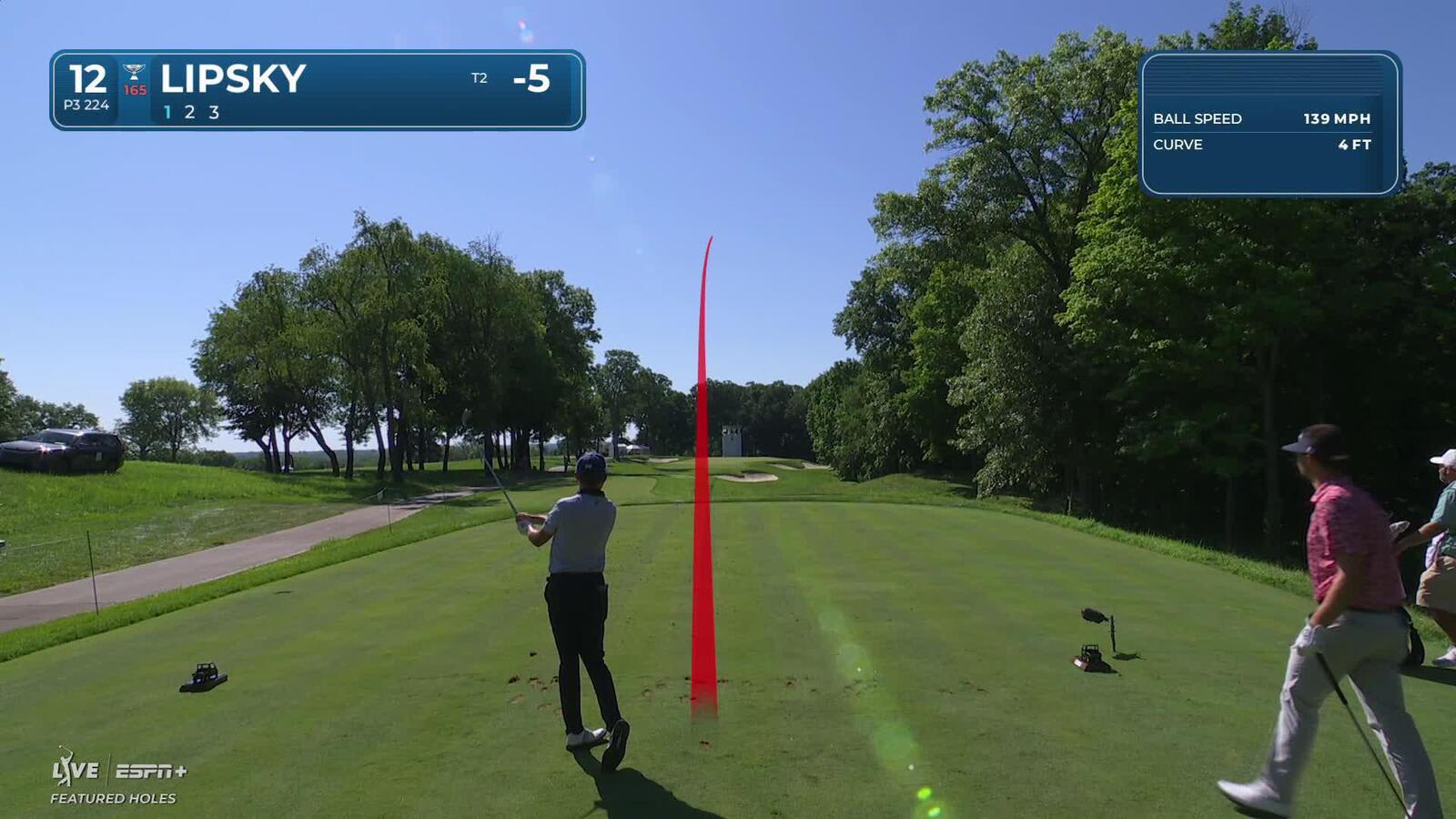 David Lipsky sinks long putt, moves to 6-under atop leaderboard at John Deere