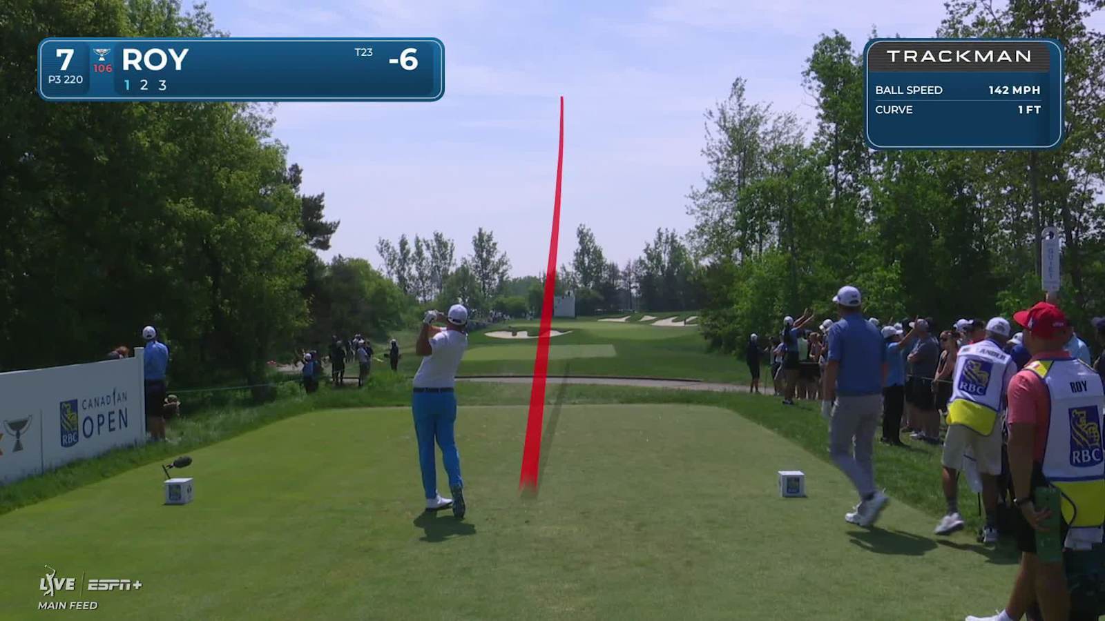 Kevin Roy makes birdie on No. 7 at RBC Canadian