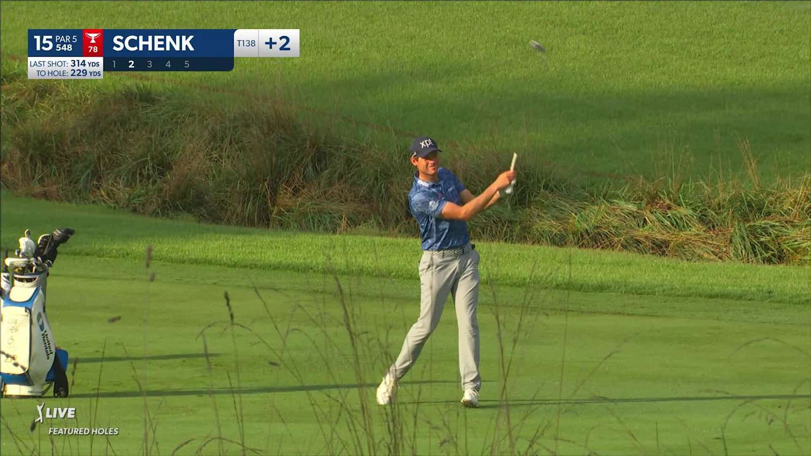 Adam Schenk rolls in short birdie at Wyndham