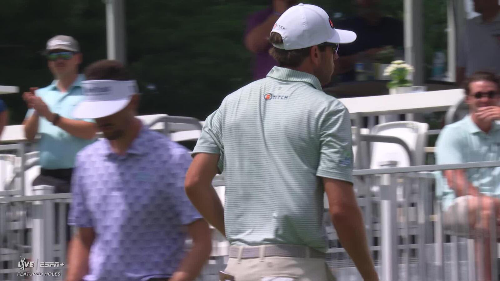Ben Kohles makes birdie on No. 17 at Rocket Classic