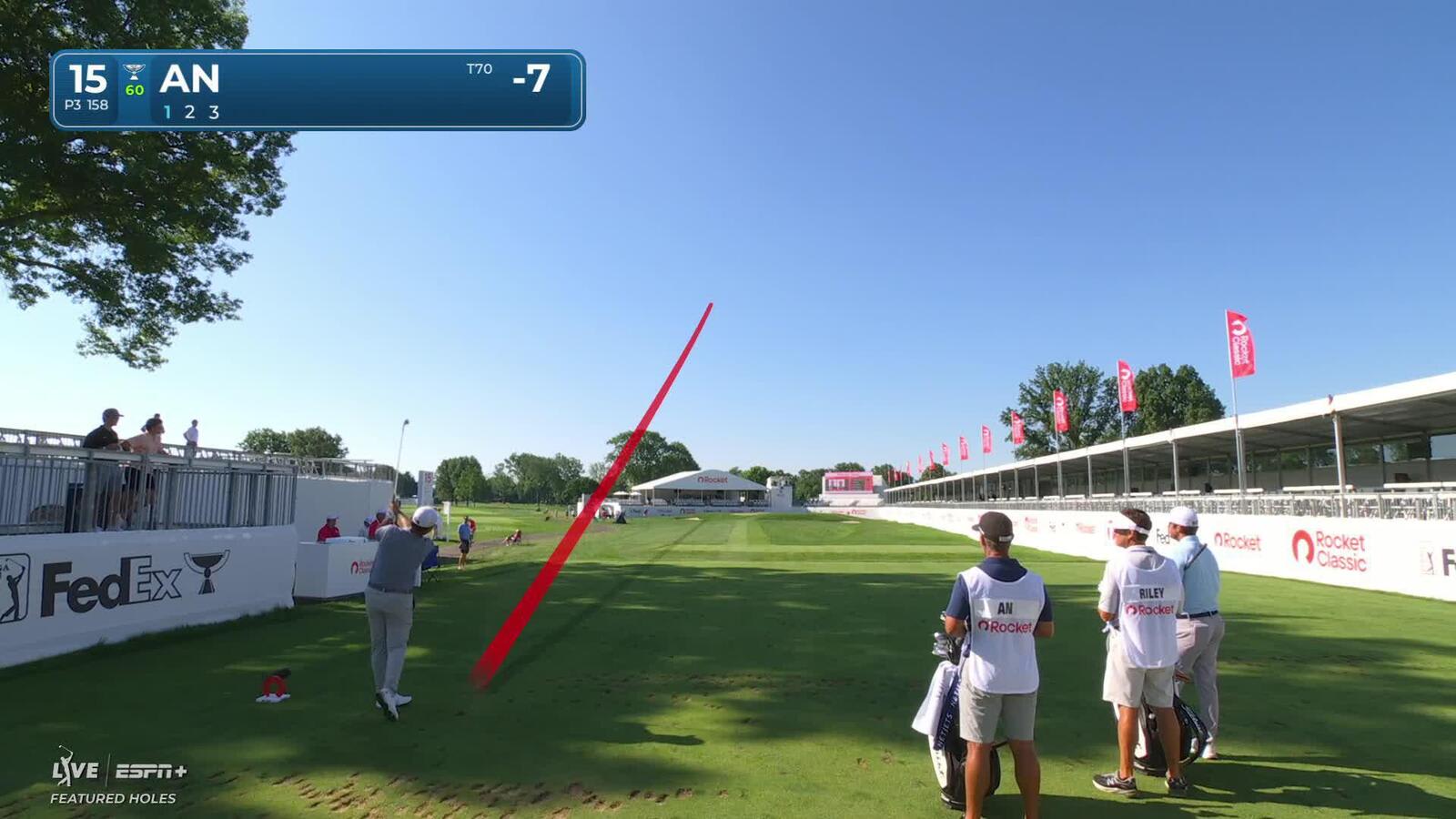 Byeong Hun An makes birdie on No. 15 at Rocket Classic