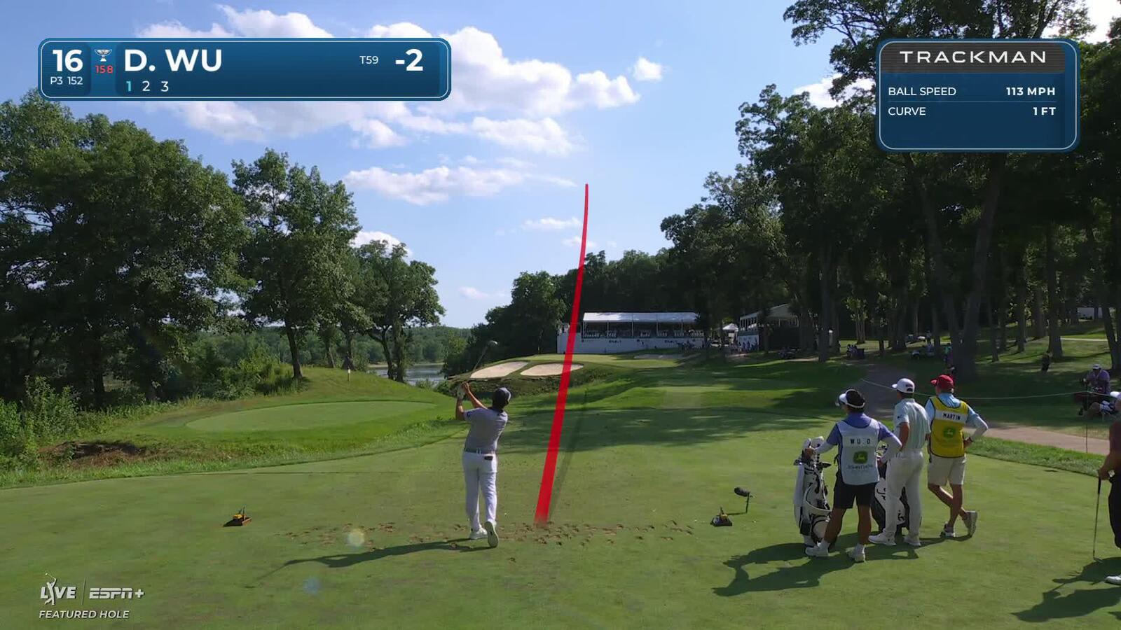 Dylan Wu makes birdie on No. 16 at John Deere