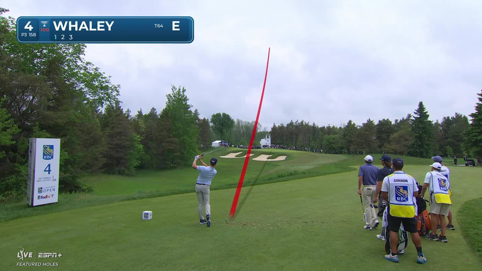 Vince Whaley makes birdie on No. 4 at RBC Canadian