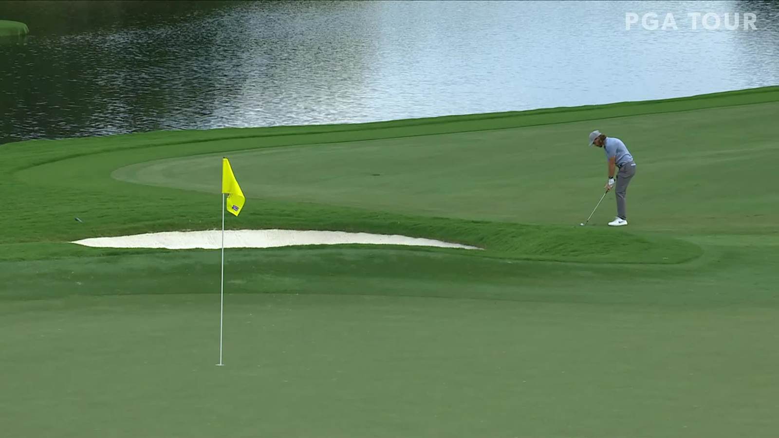 Tommy Fleetwood birdies No. 15 in Round 2 at Wyndham