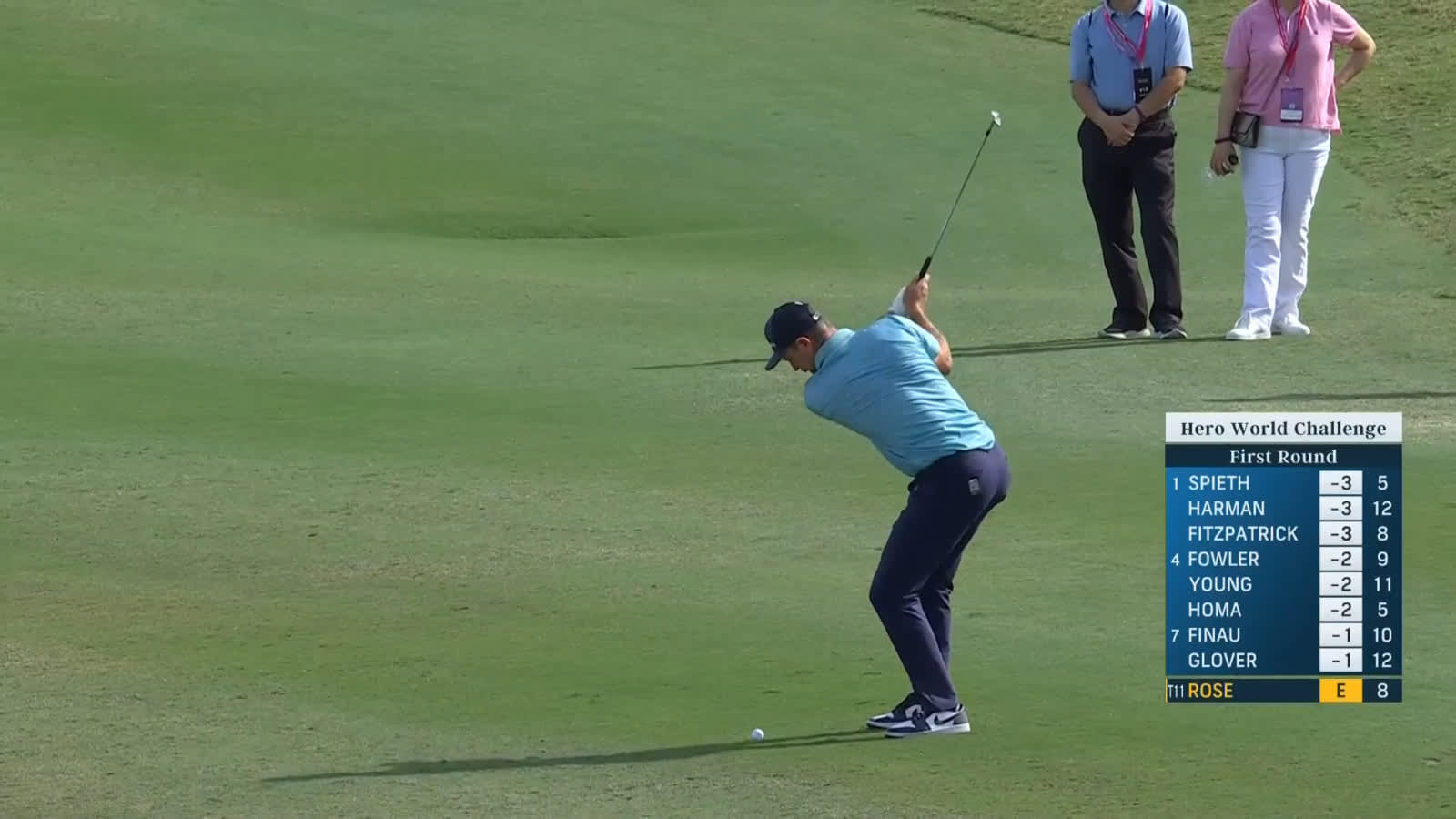 Justin Rose wedges it close to set up birdie at Hero World Challenge