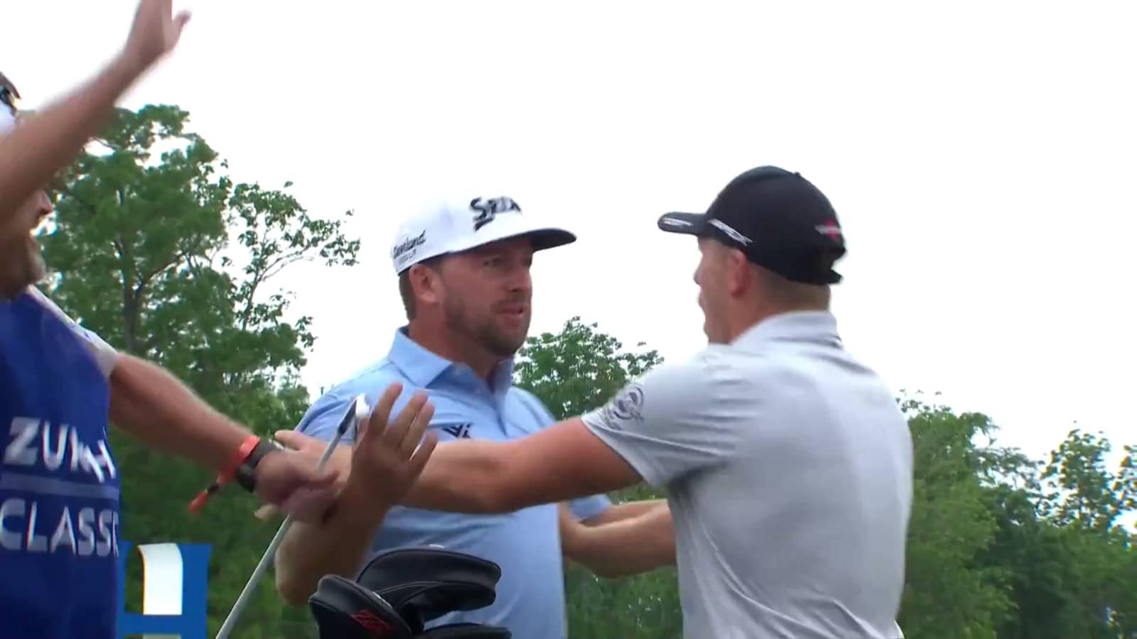 Graeme McDowell's wild ace on No. 17 at the 2021 Zurich Classic