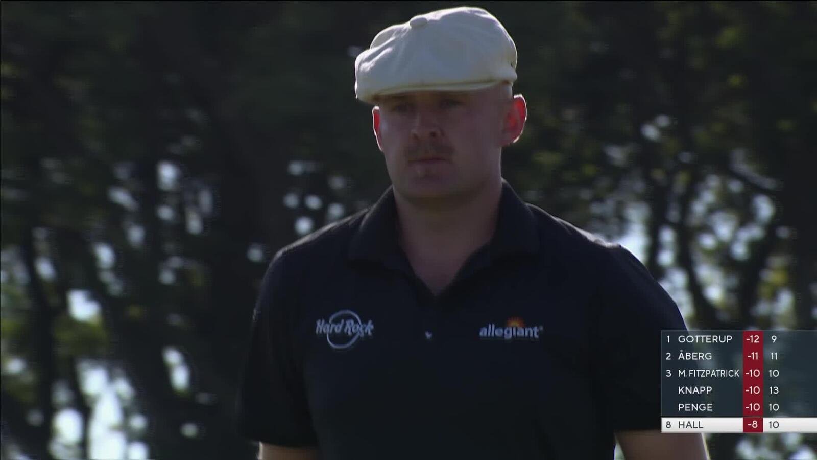 Harry Hall makes birdie on No. 10 at Genesis Scottish Open