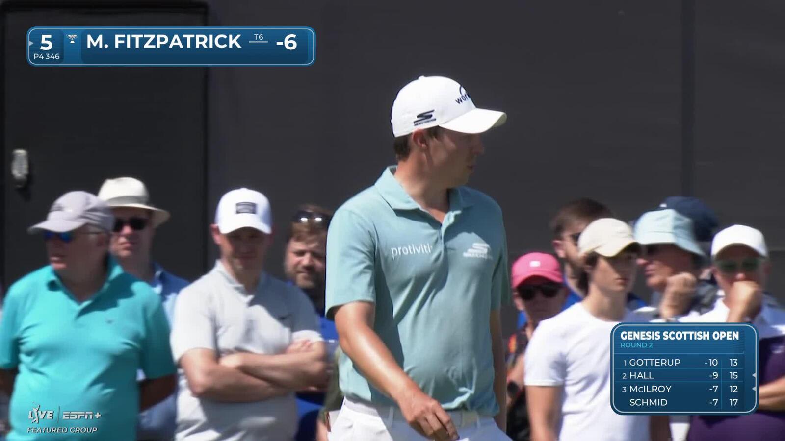 Matt Fitzpatrick gets hot with birdie run up leaderboard at Genesis Scottish Open