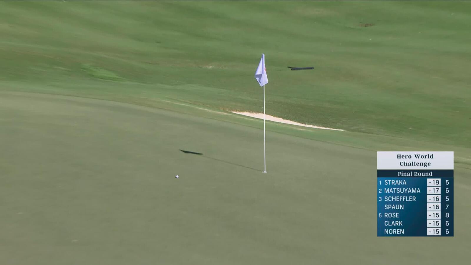 Alex Noren hits 113-yard approach to 3 feet, sets up birdie on No. 7 at Hero World Challenge