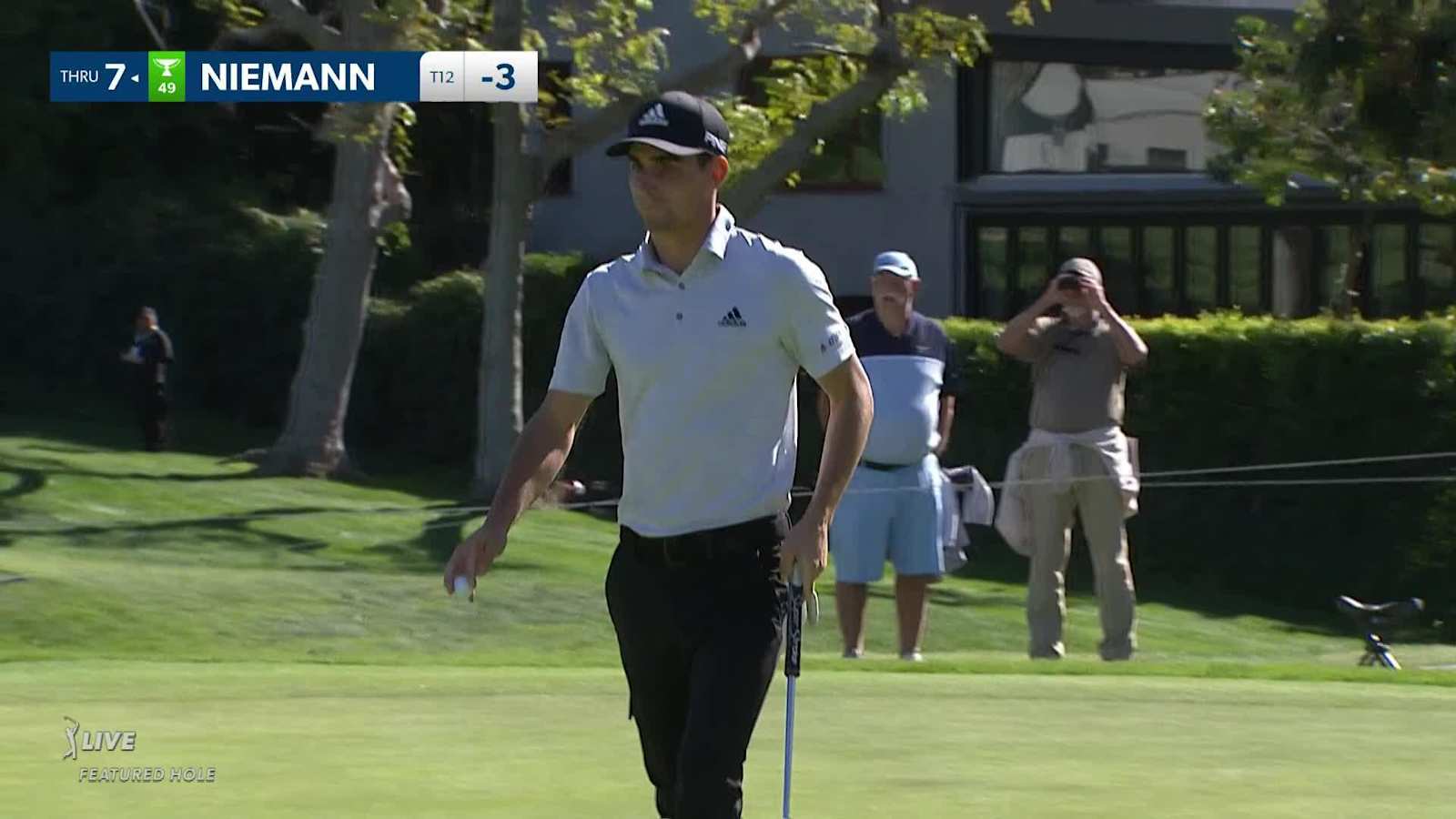Joaquin Niemann's solid tee shot and birdie at Genesis