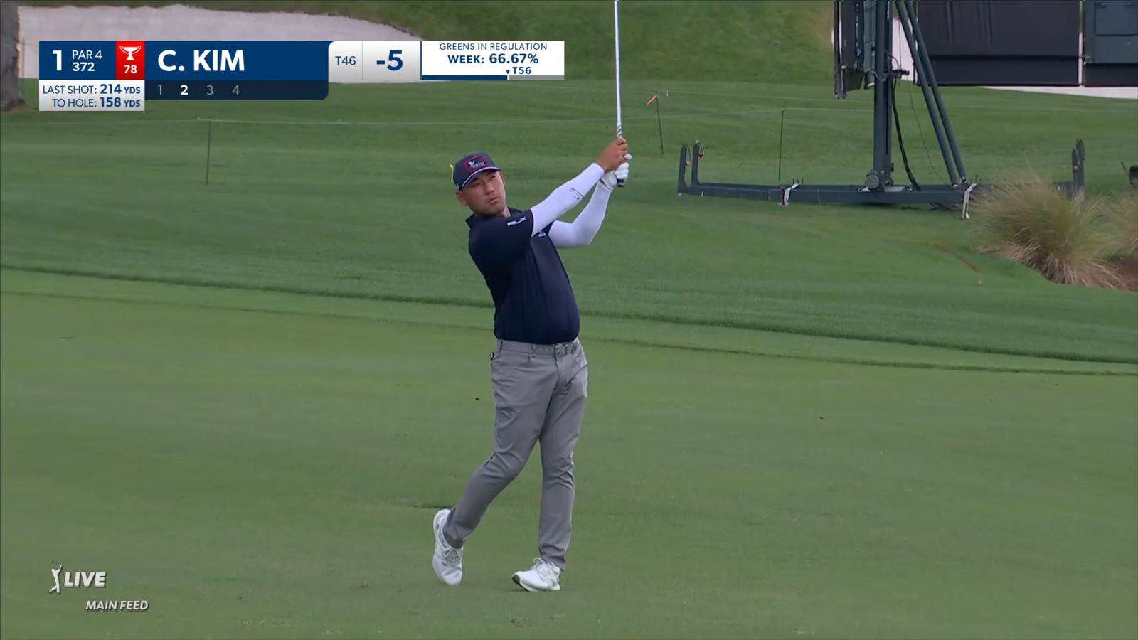 Chan Kim's nice approach gains birdie at Cognizant Classic