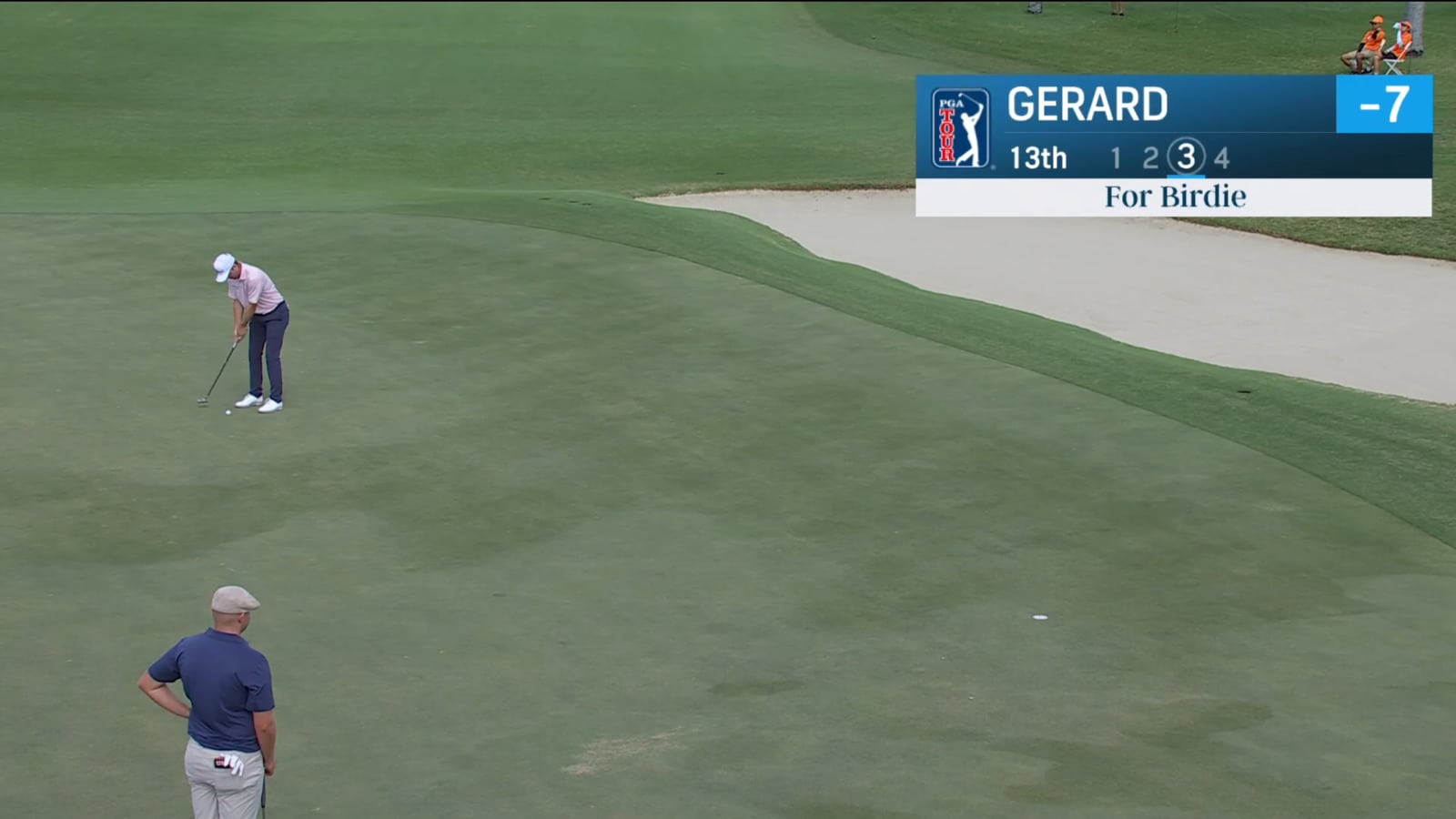 Ryan Gerard cans 33-foot birdie putt at Sony Open
