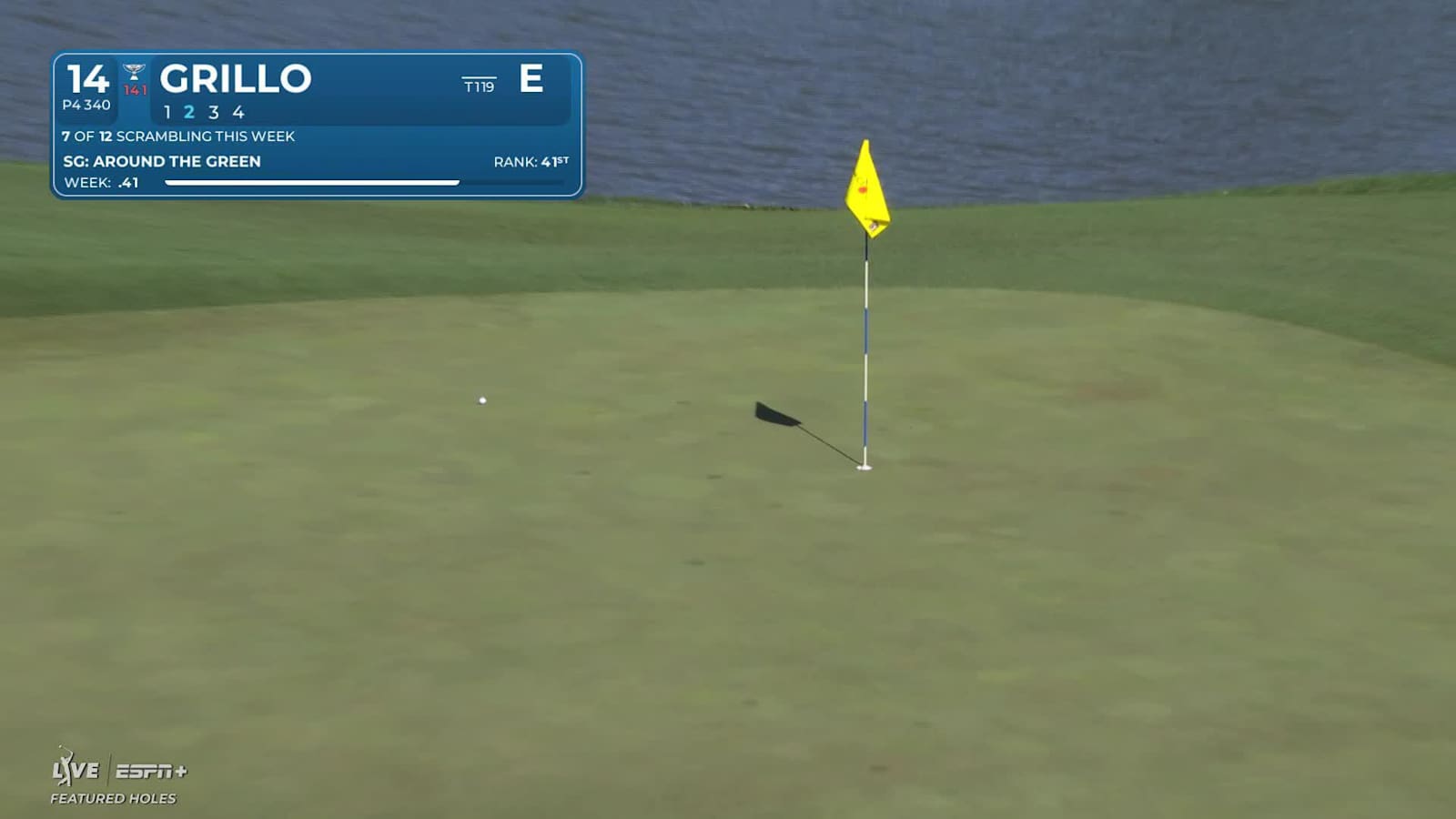 Emiliano Grillo's chip leads to birdie at THE CJ CUP