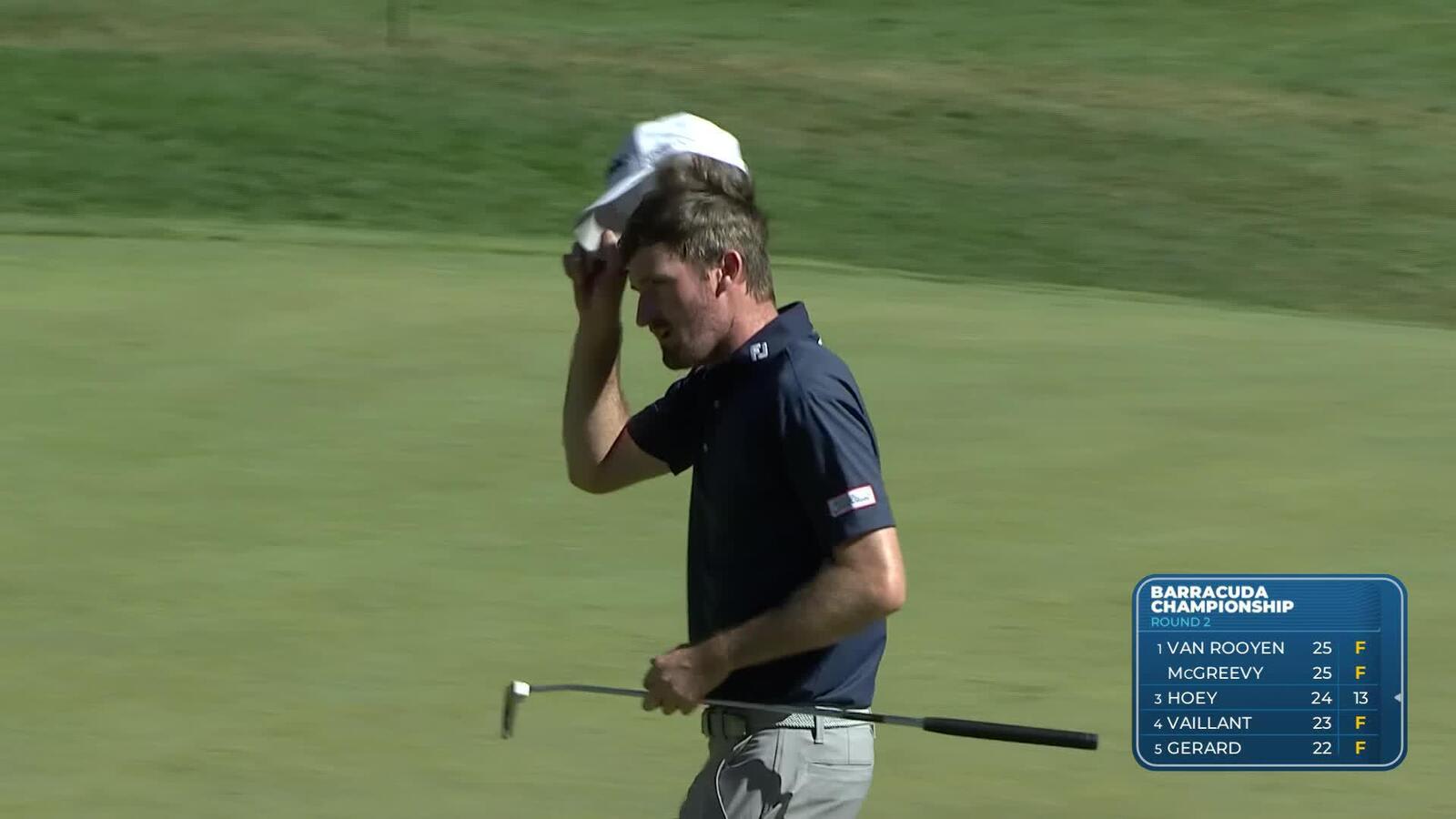 Andrew Wilson makes birdie on No. 9 at Barracuda