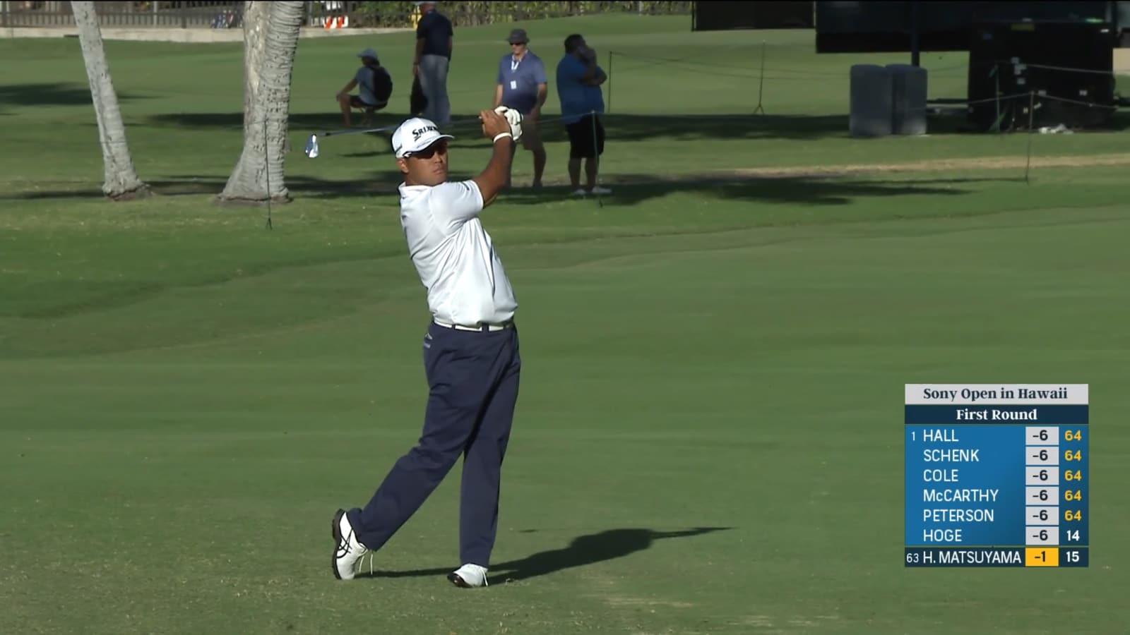 Hideki Matsuyama makes birdie on No. 16 at Sony Open